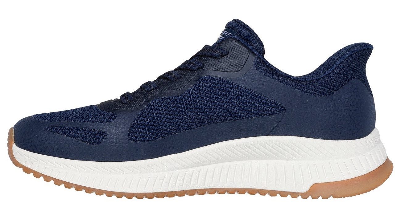Skechers Slip-on sneakers BOBS SQUAD 4 Slippers, vrijetijdsschoen, lage schoen met memory foam