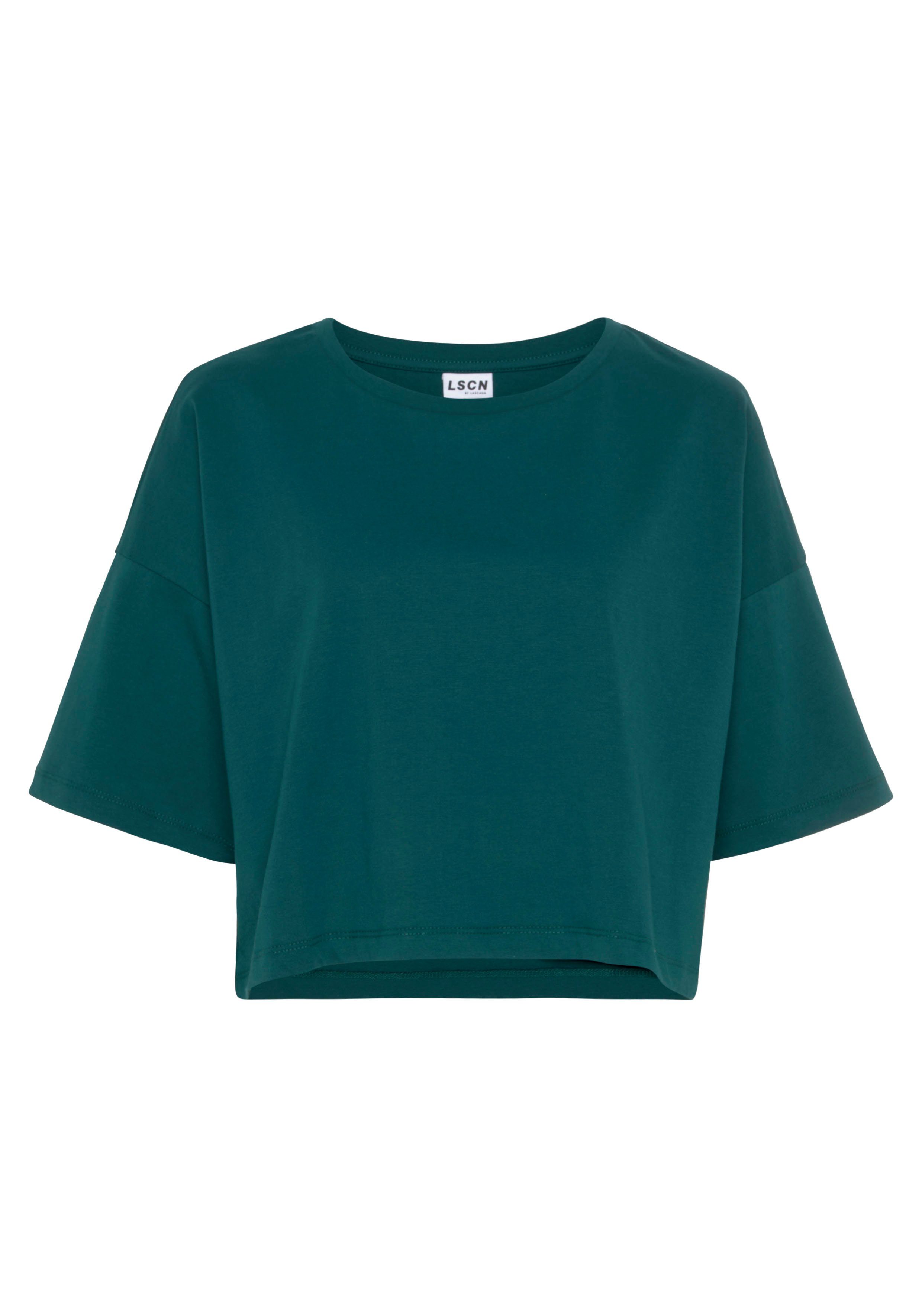 Lascana Oversized shirt met tekst op de rug