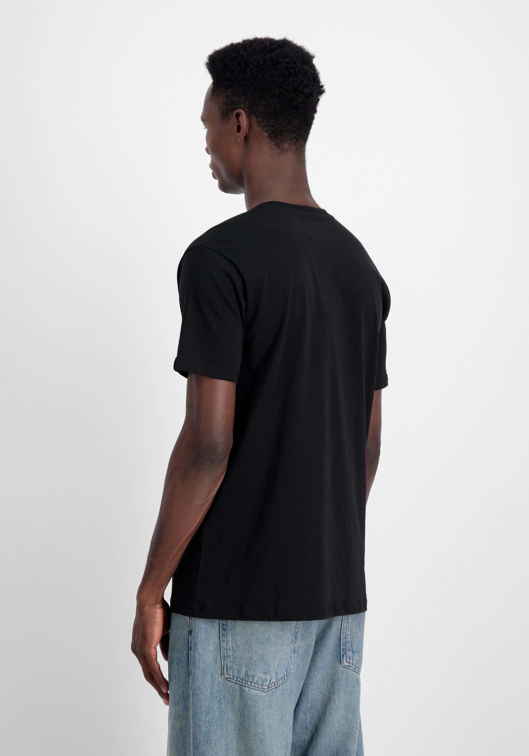 Alpha Industries T-shirt Alpha Industries Men - T-Shirts Satin Logo T