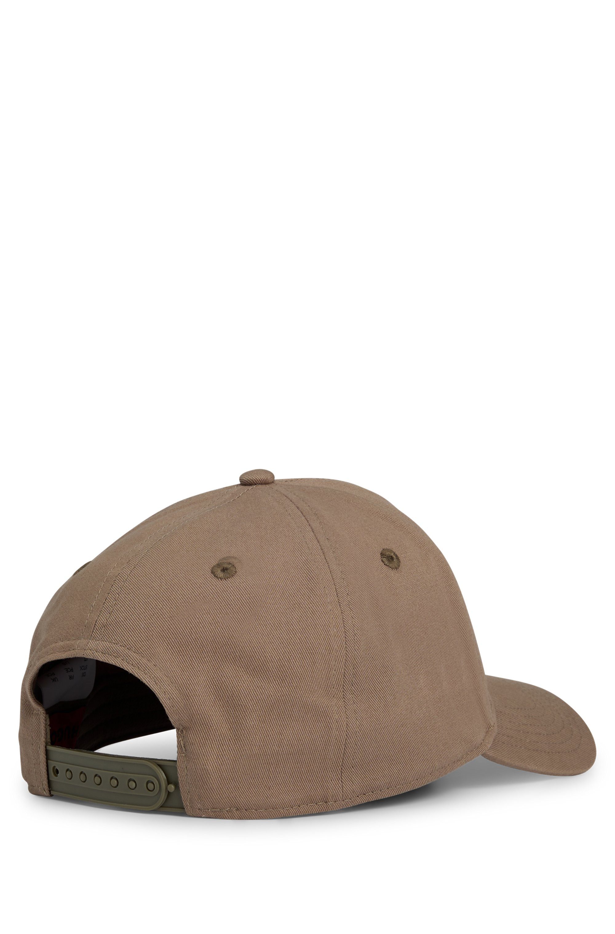 HUGO Aansluitende pet CAP met 3d logo borduursel, verstelbare sluiting, unisex