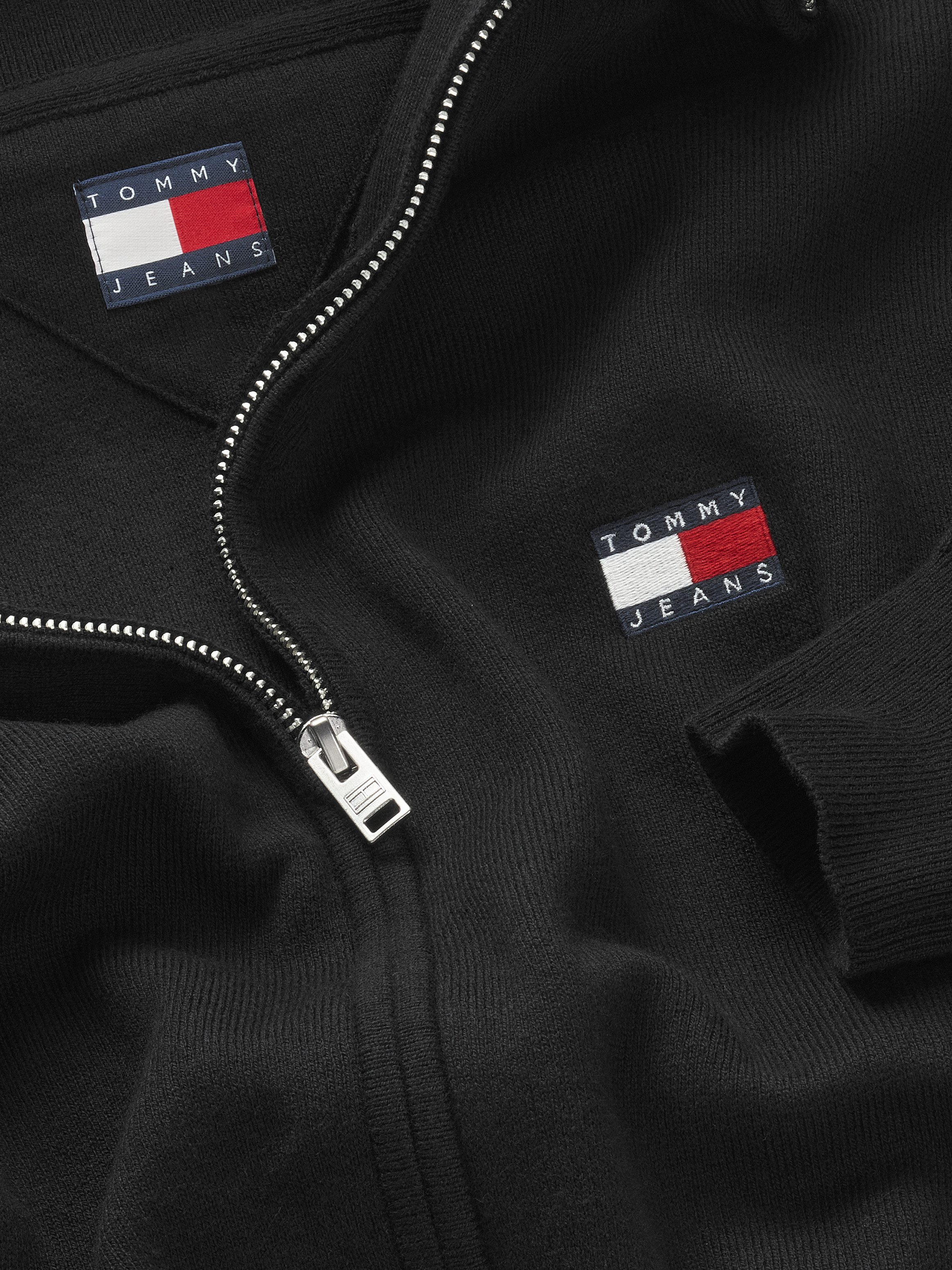 TOMMY JEANS Vest TJW CRP BADGE ZIP THRU CARDIGAN
