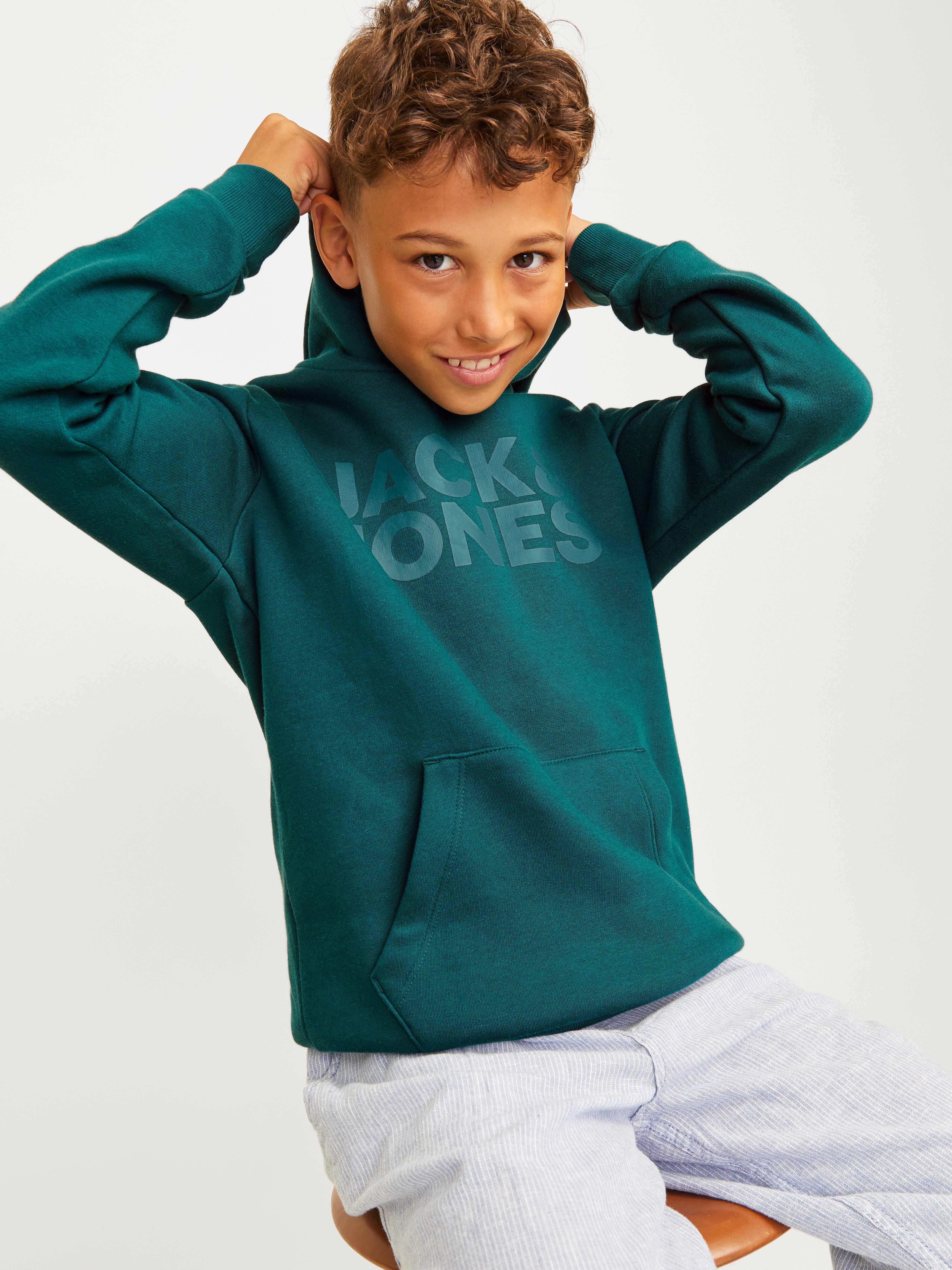 Jack & Jones Junior Hoodie JJECORP LOGO SWEAT HOOD