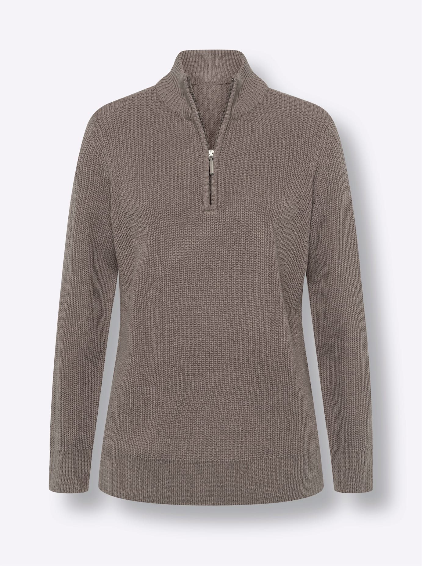 Classic Basics Trui met staande kraag Trui