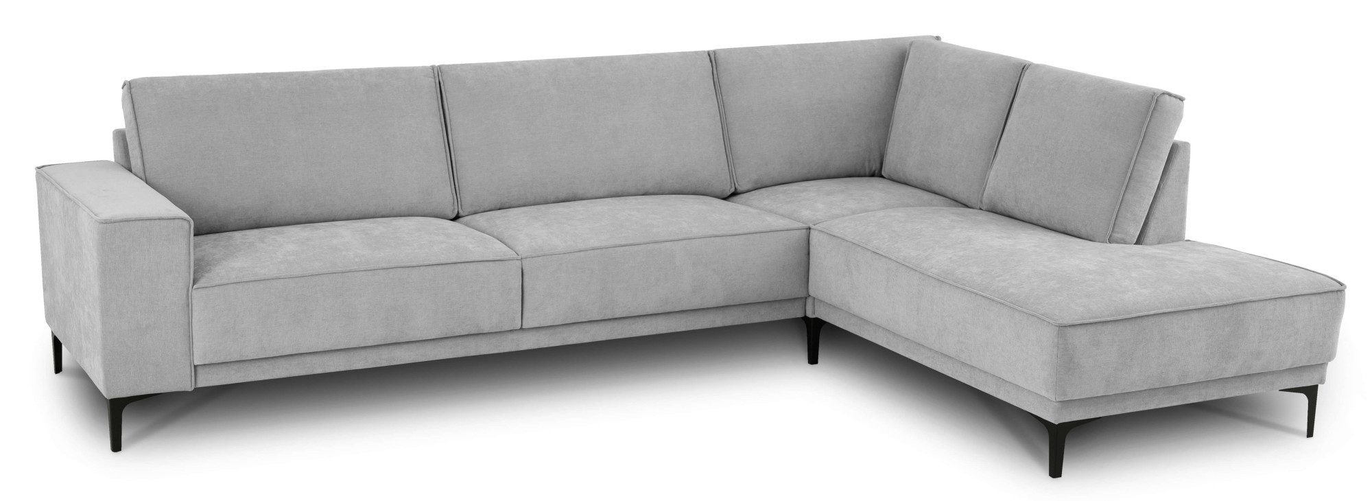 Places of Style Hoekbank Oland, structuur, platweefsel, luxe microvezel, bouclé