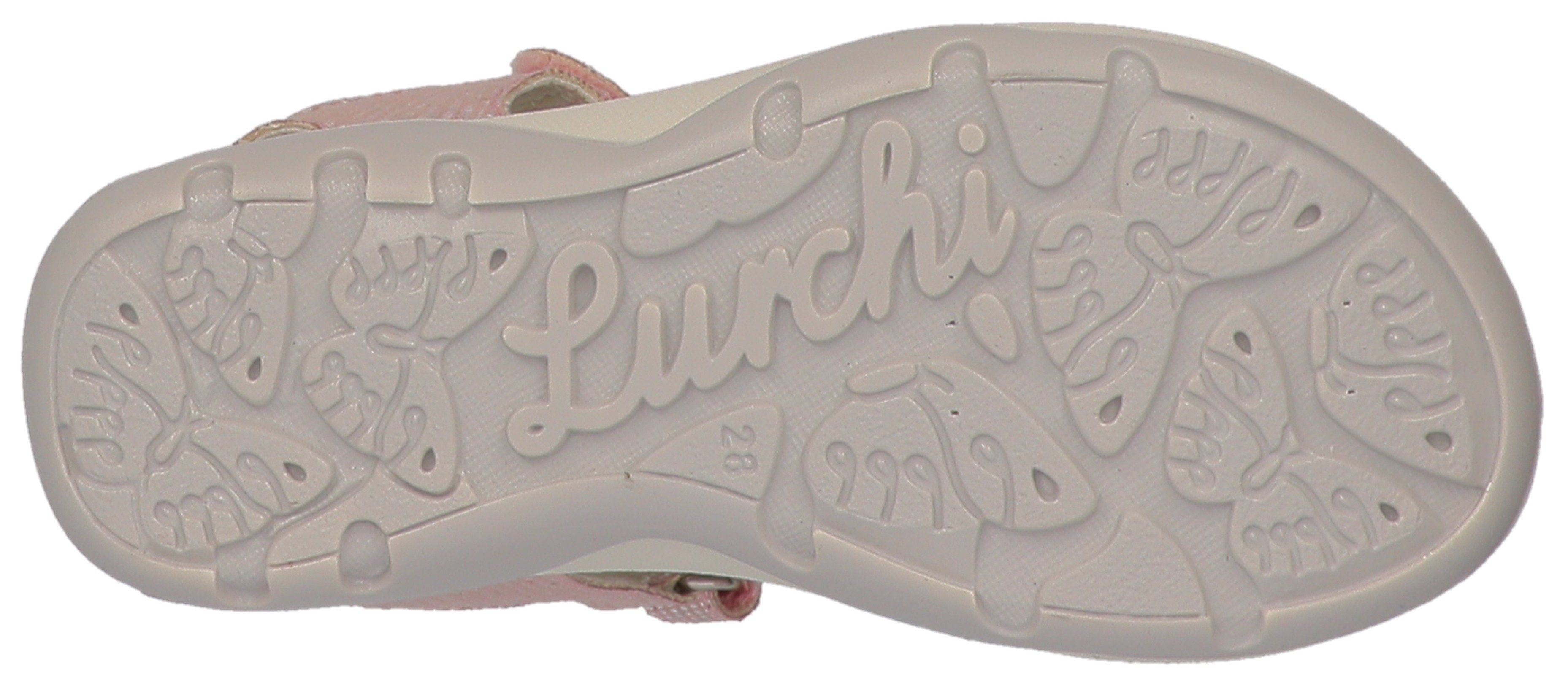Lurchi Sandalen FLORA , sandaaltjes met klittenbandsluitingen, maat sjabloon te downloaden