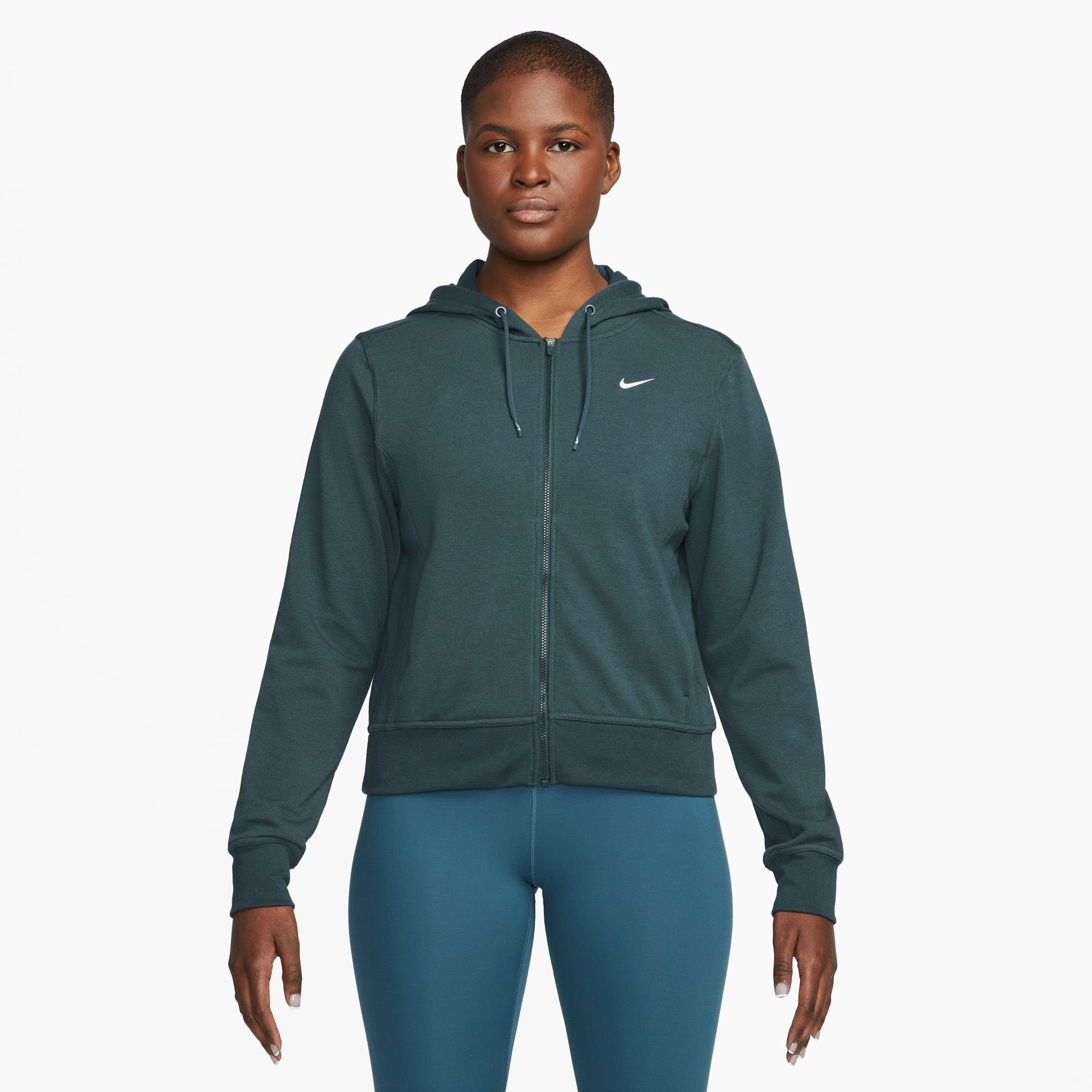 Nike Trainingsjack DRI-FIT ONE WOMEN'S FULL-ZIP HOODIE