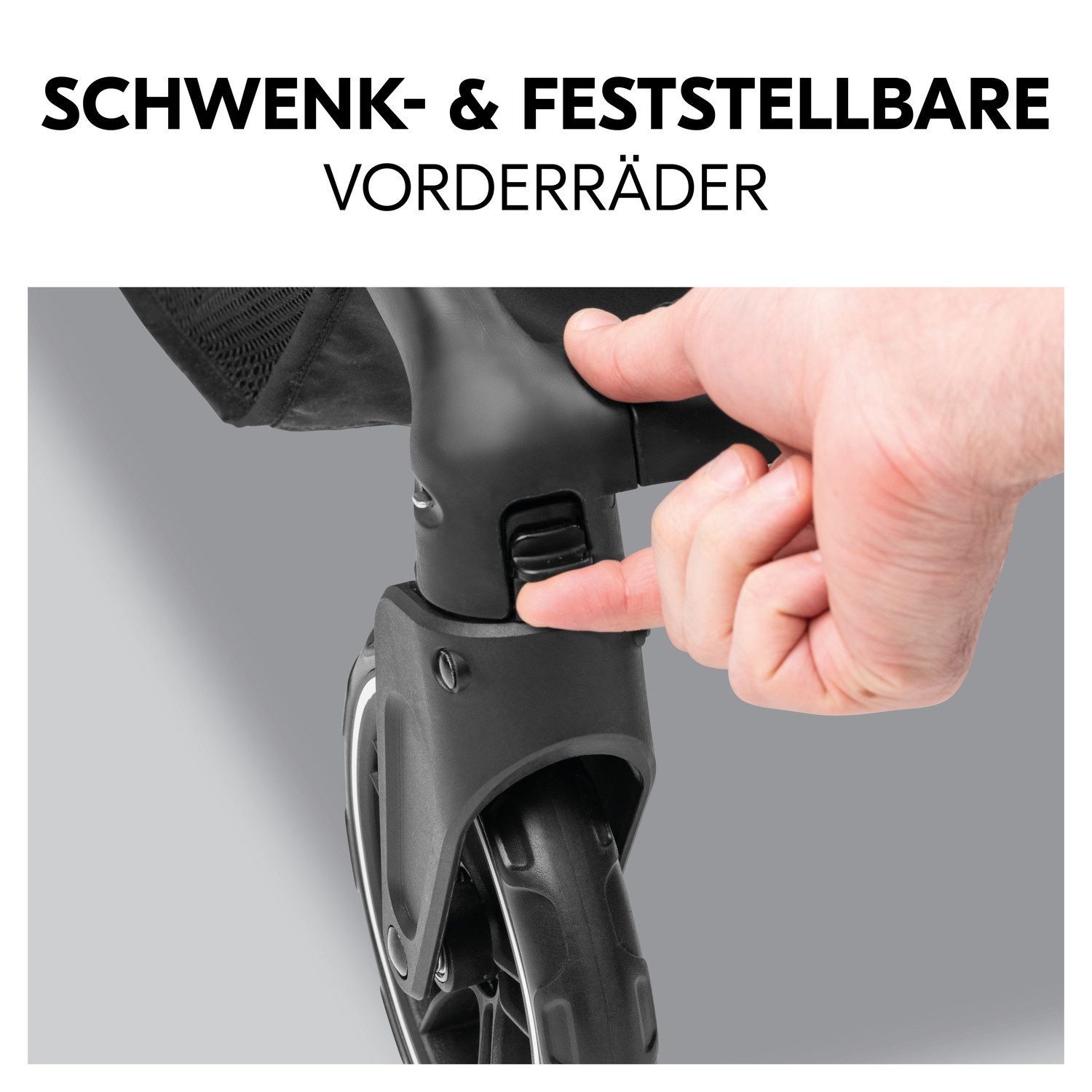 Hauck Kinder-buggy Shop N Care, Dusty Blue tot 22 kg belastbaar, compatibel met babyschaal