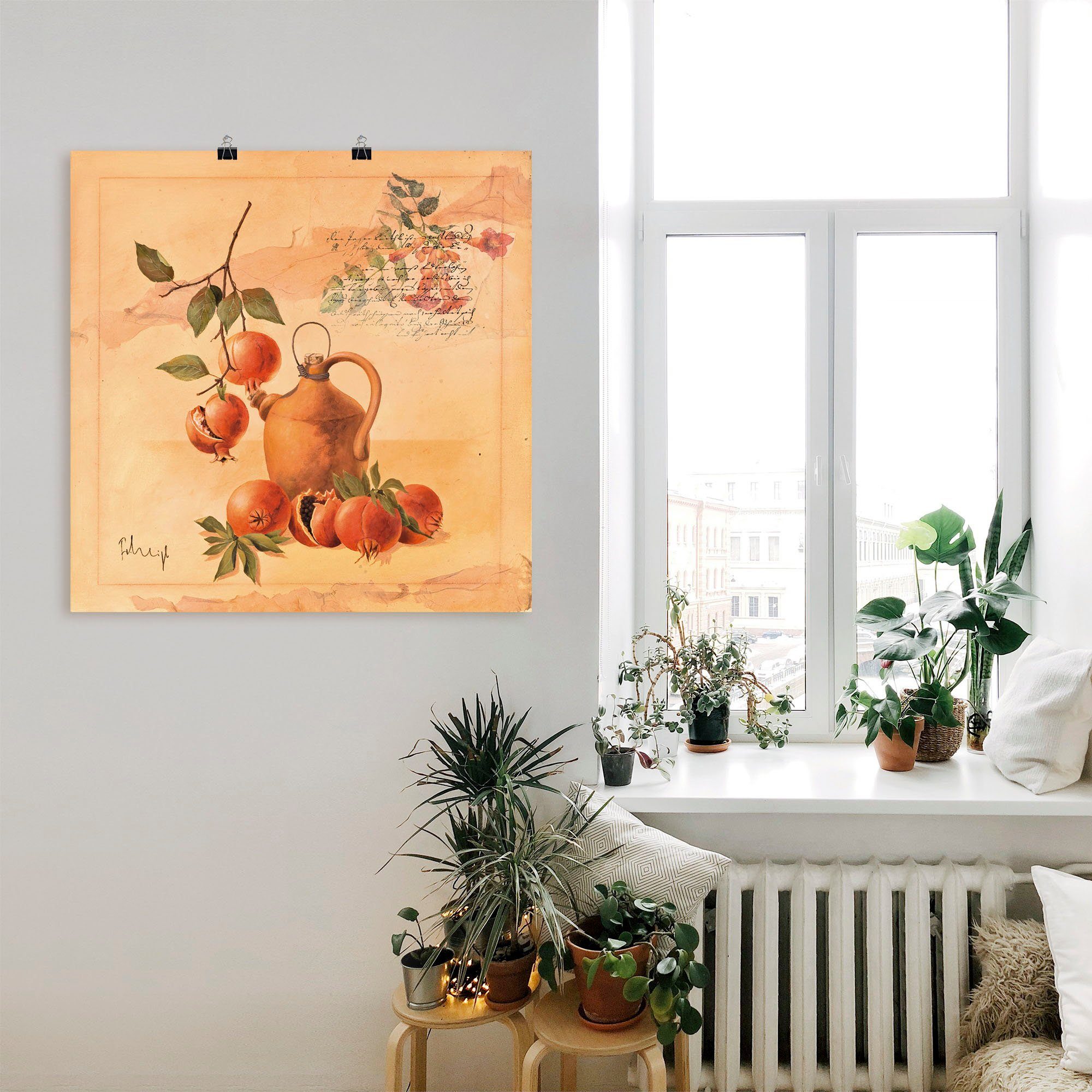 Artland Poster Gelukkige herinneringen als artprint op linnen, muursticker of poster in verschillende maten