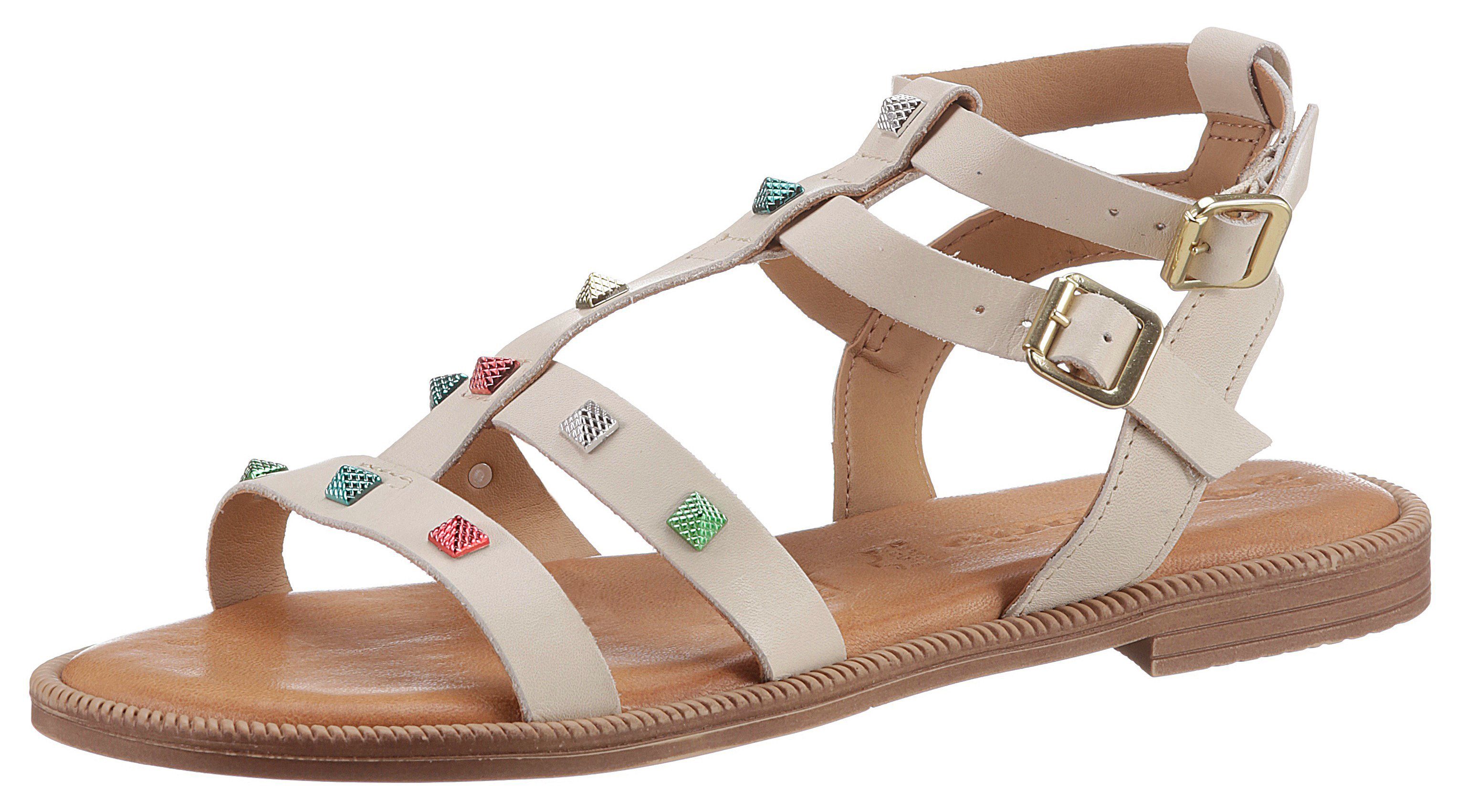 Tamaris Romeinse sandalen versierd met mooie studs