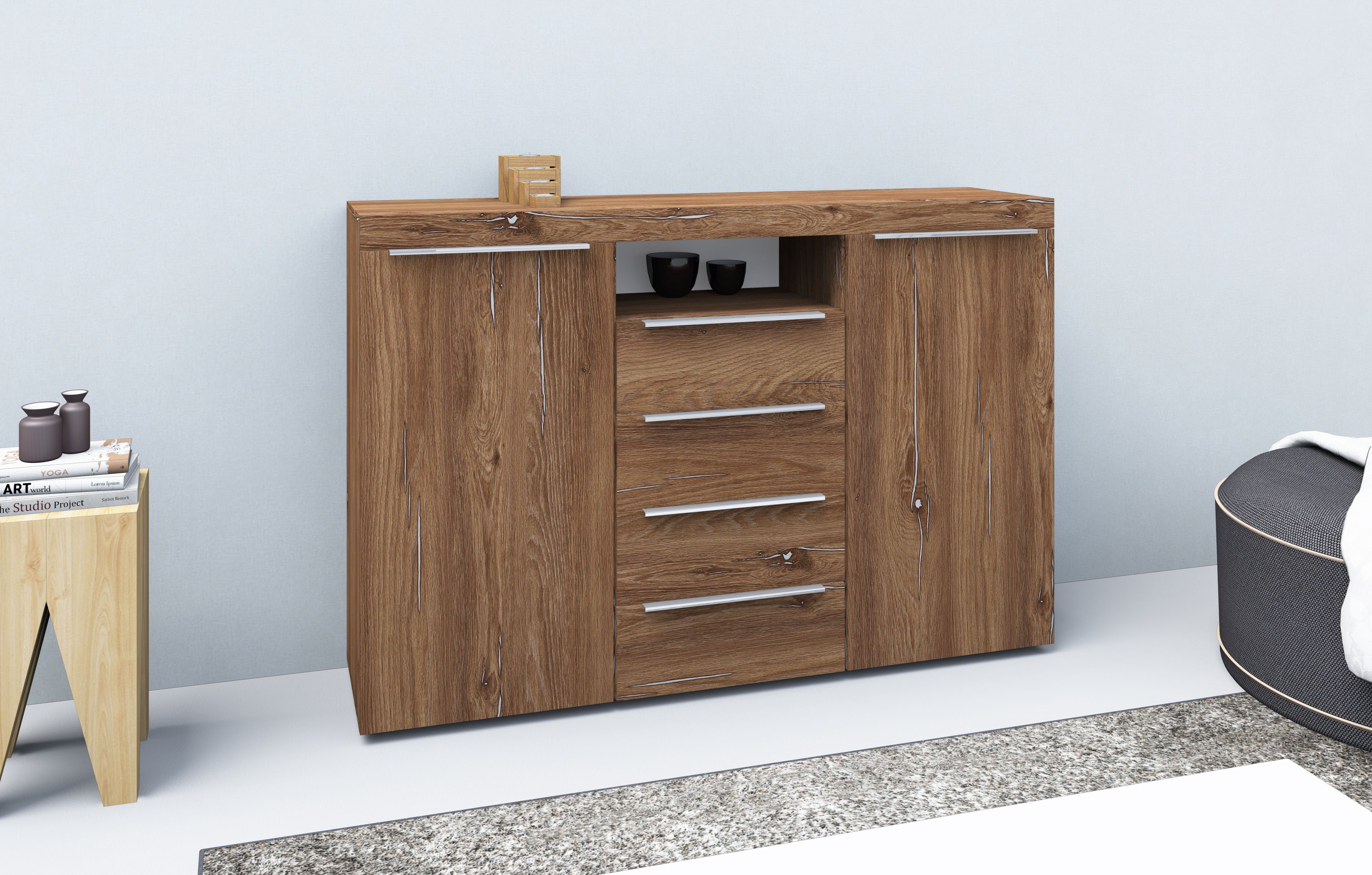 borchardt Möbel Highboard Durban Breedte 139 cm