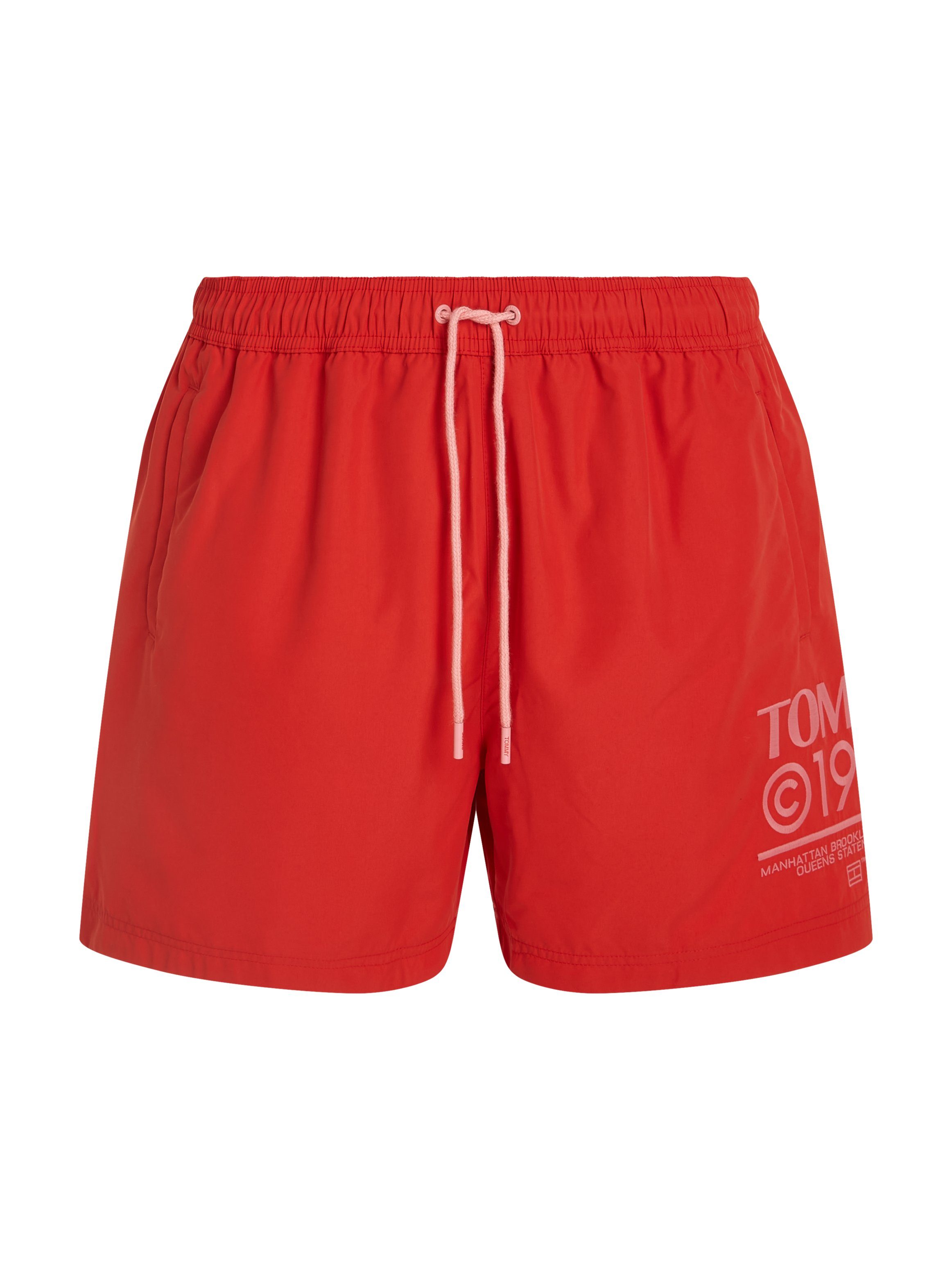 Tommy Hilfiger Swimwear Zwemshort SF MEDIUM DRAWSTRING met iconische logo-inscriptie