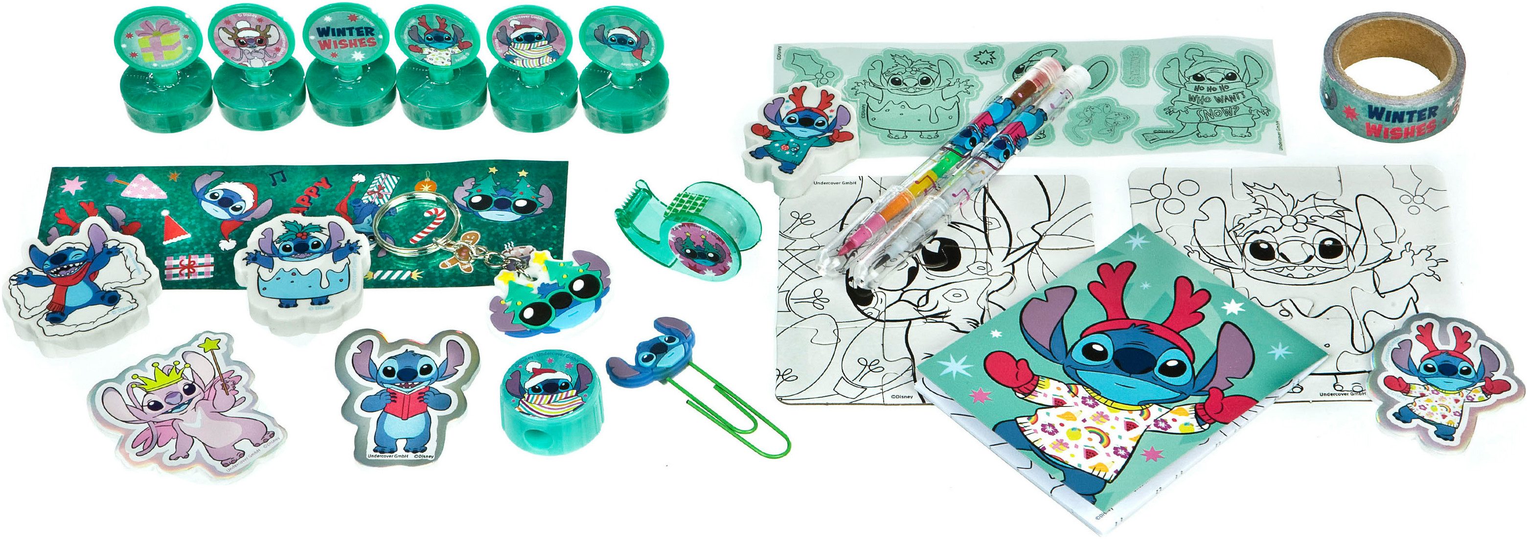 UNDERCOVER Speelgoed adventskalender Lilo & Stitch (24-delig)