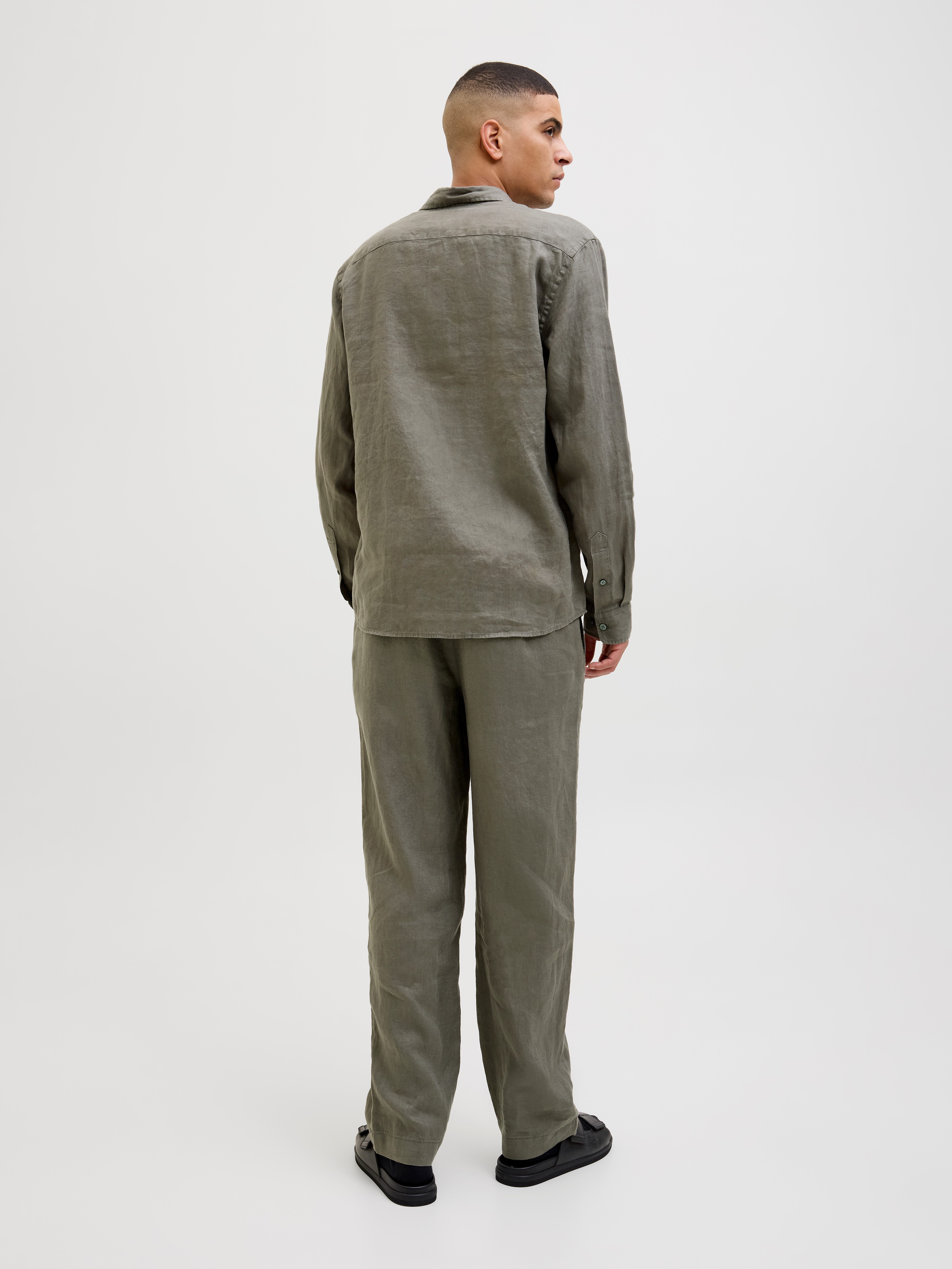 Jack & Jones Overhemd met lange mouwen JPRCCLAWRENCE LINEN L/S SHIRT SN