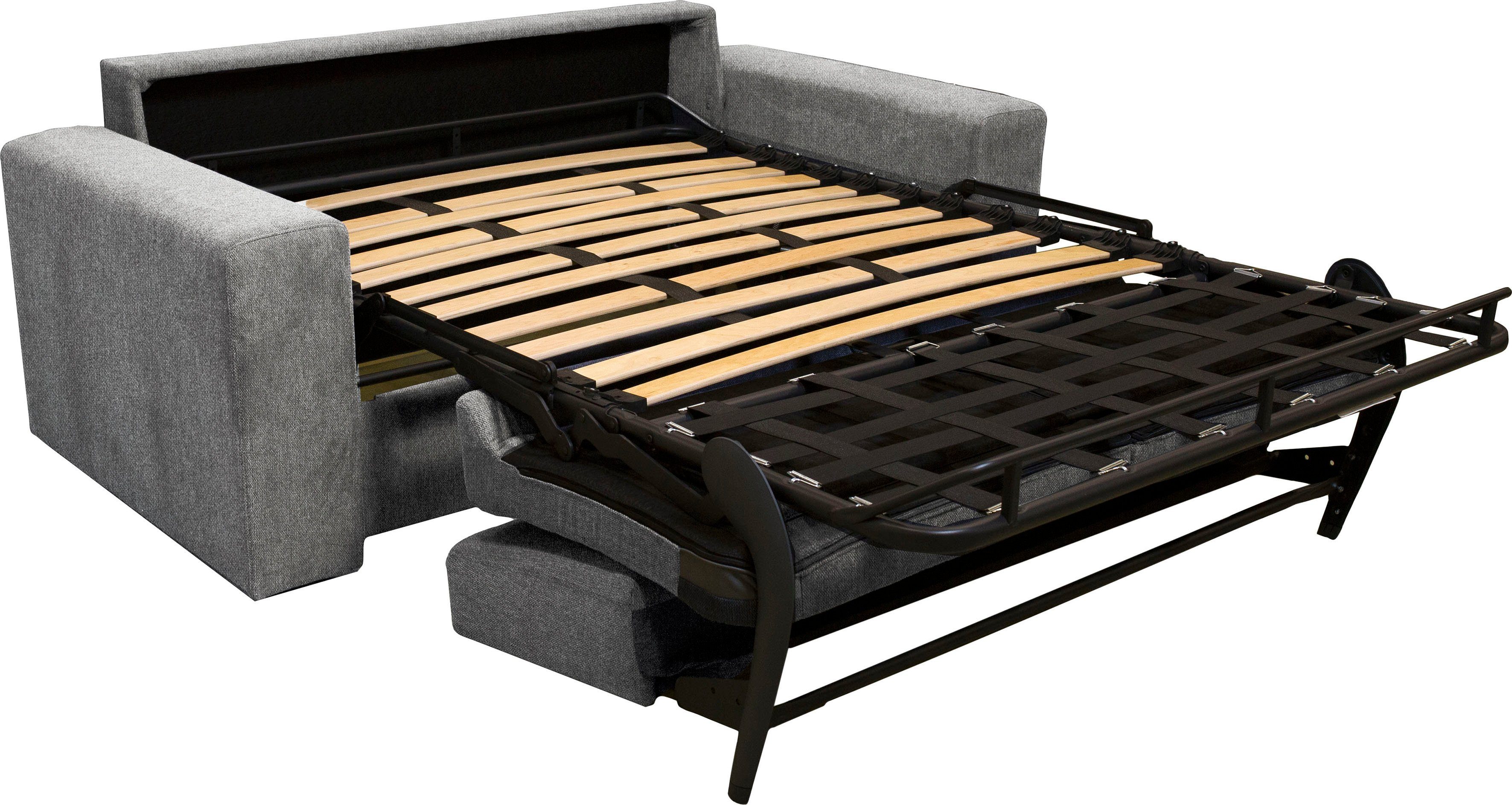 Home affaire 2-zitsbank Roma matras hoogte 14 cm Bedfunctie, met vering, Afmeting liggend ca. 123x198 cm