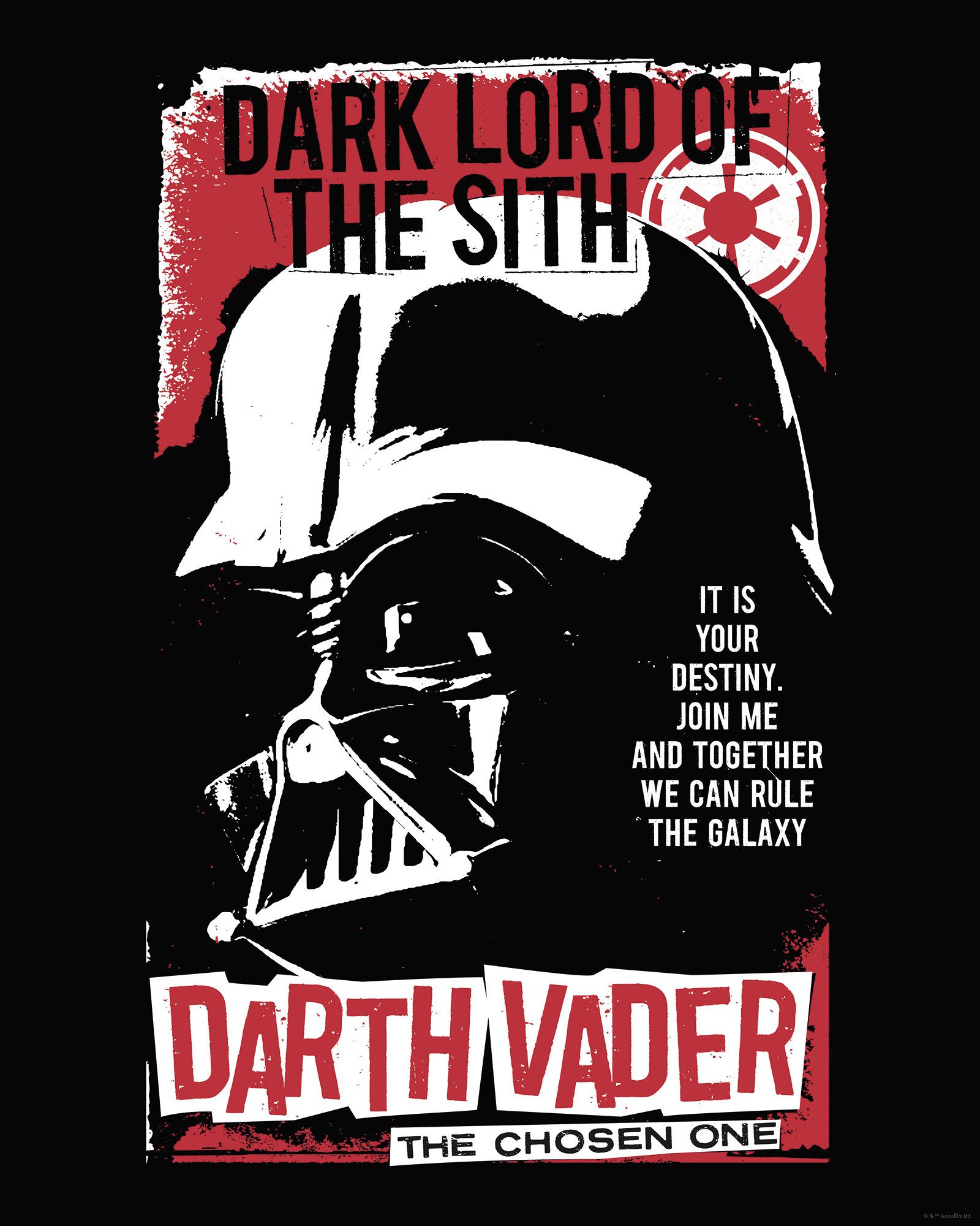 Komar Artprint Star Wars Darth Vader The Chosen One 40 x 60 cm (breedte x hoogte) - kinderkamer, decoratie (1 stuk)