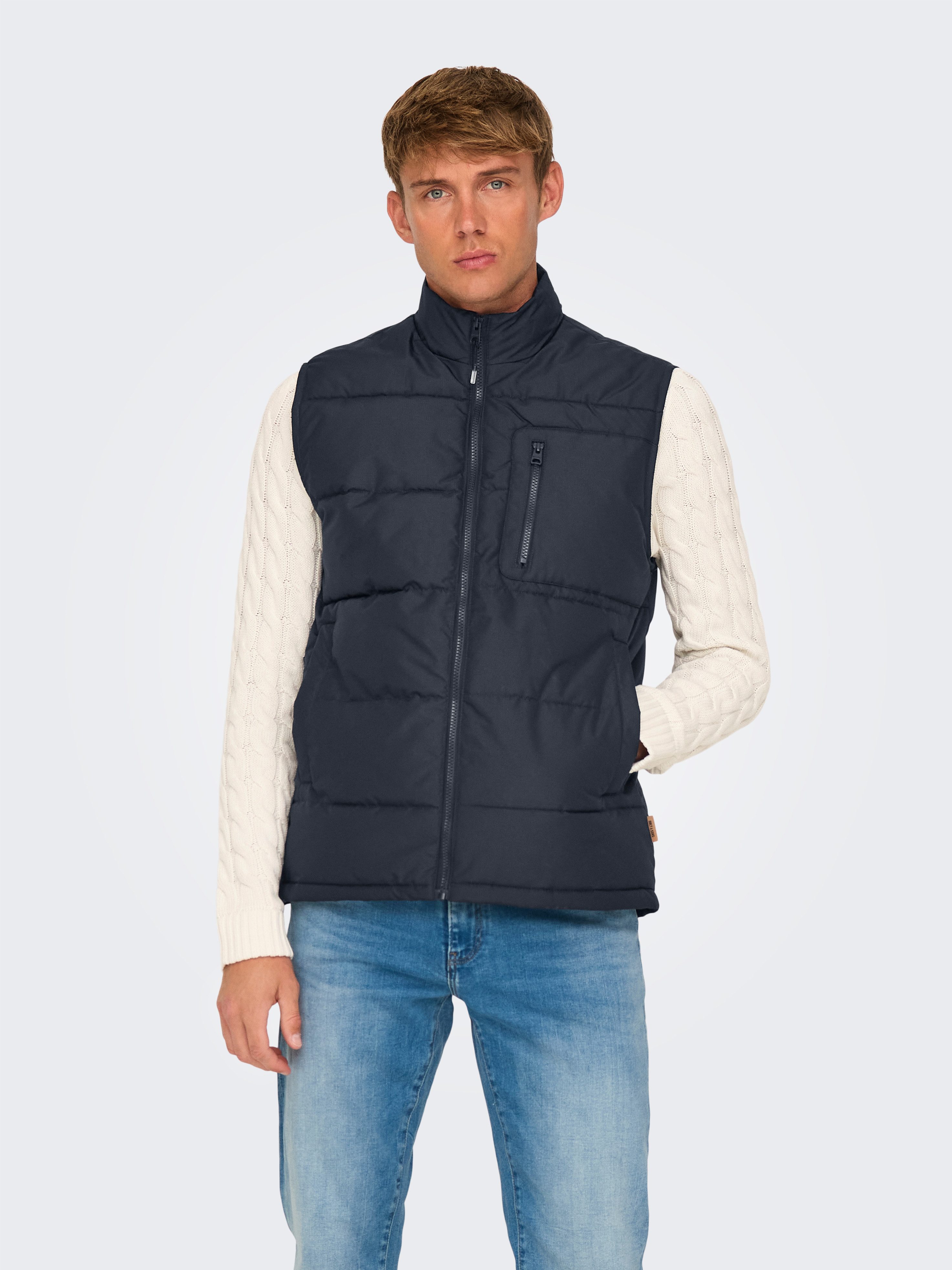 ONLY & SONS Bodywarmer ONSJAKE QUILTED VEST OTW