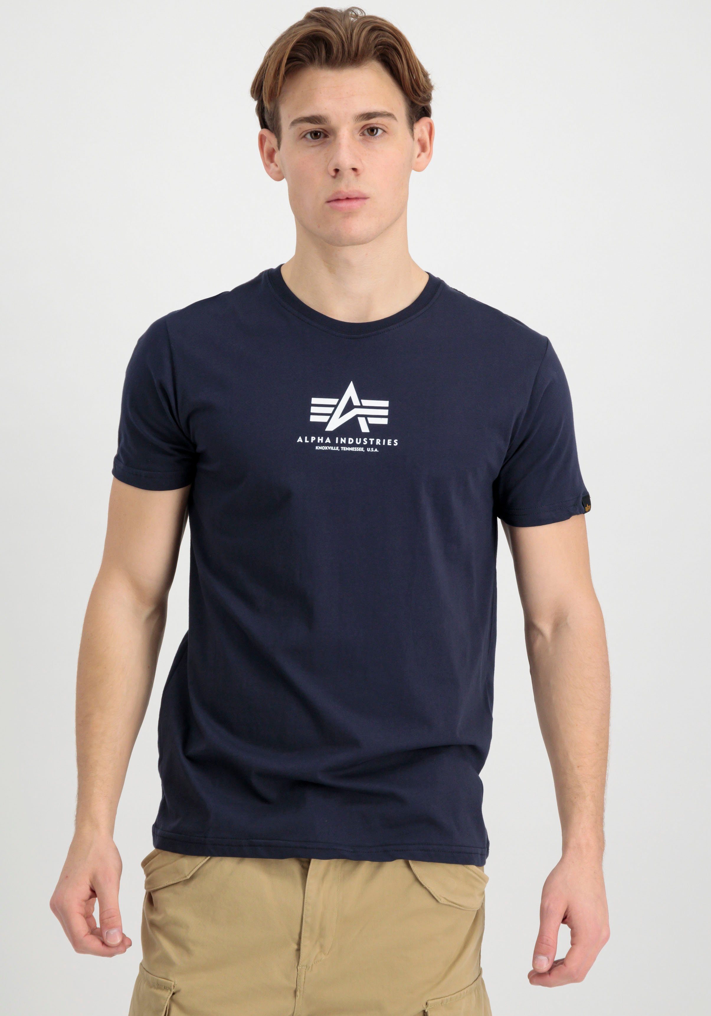 Alpha Industries Shirt met ronde hals Basic T ML