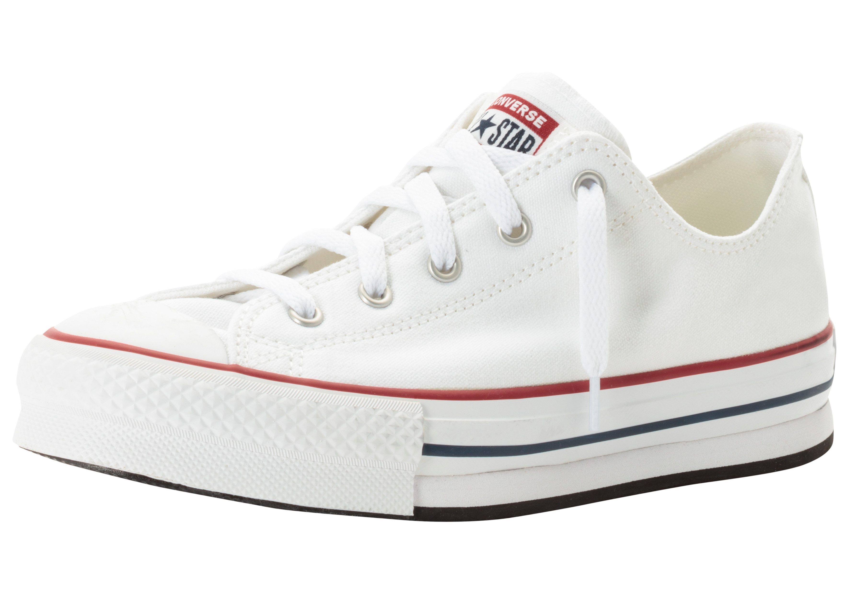 Converse Sneakers CHUCK TAYLOR ALL STAR EVA LIFT CANVAS PLATFORM dames schoenen maat 38 EU wit