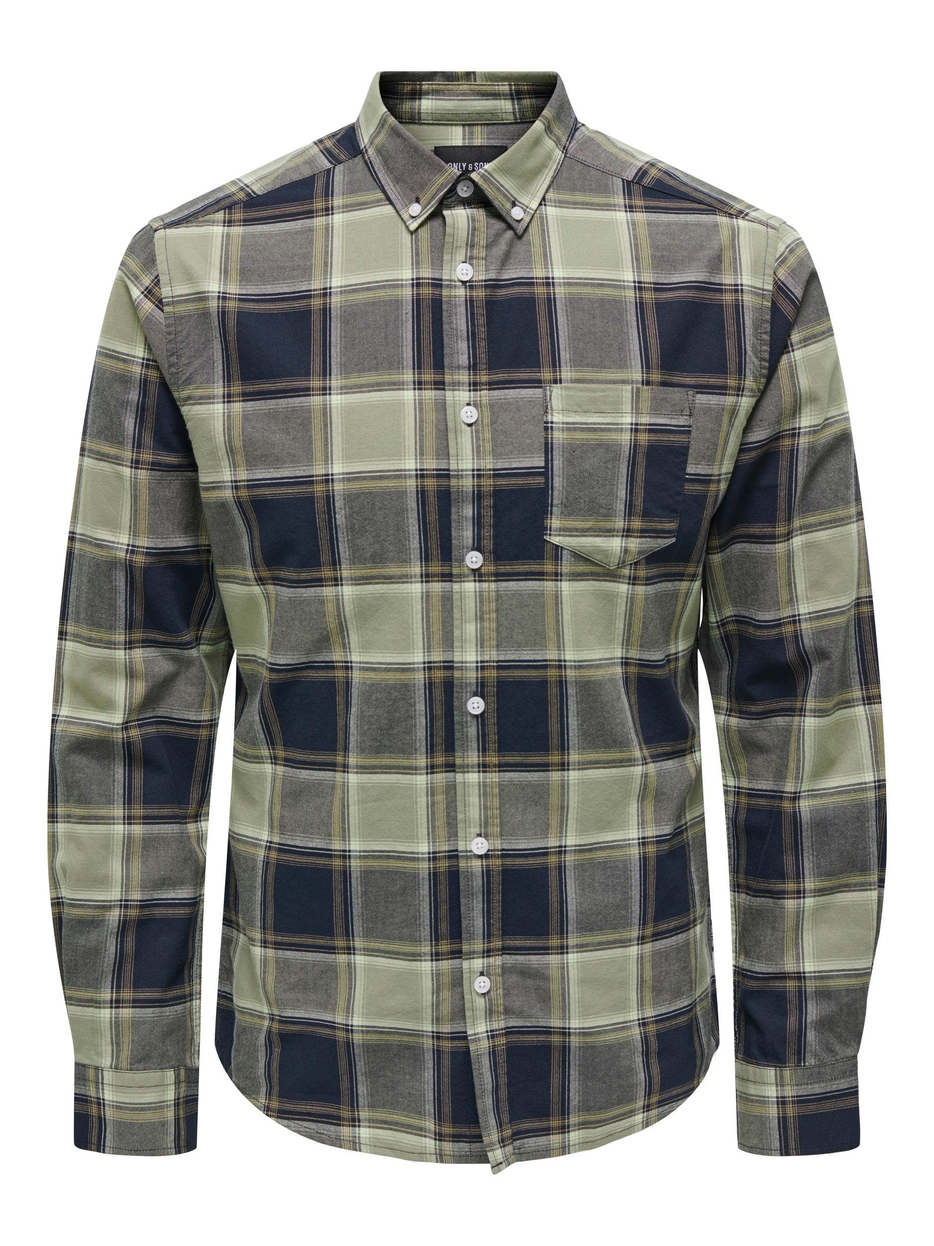 ONLY & SONS Geruit overhemd ONSALVARO LS OXFORD CHECK SHIRT 5979
