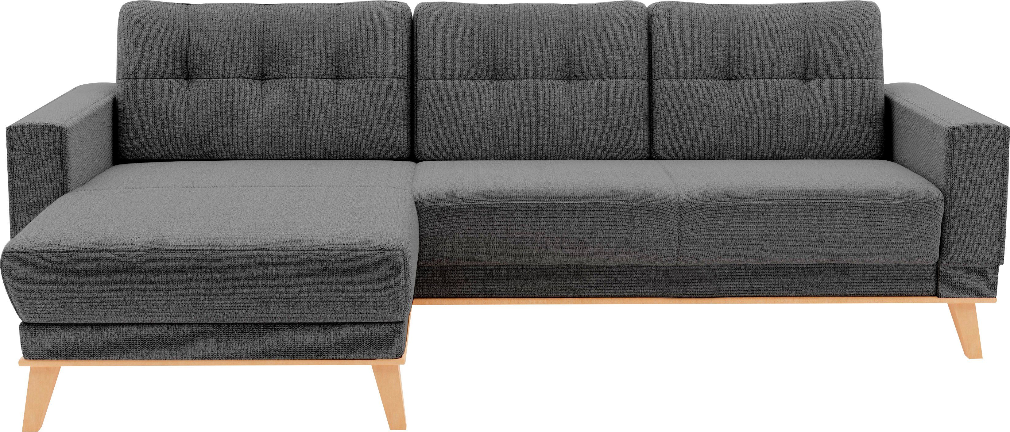 sit&more Hoekbank Lavida L-vorm naar keuze met kantelfunctie en bedkist