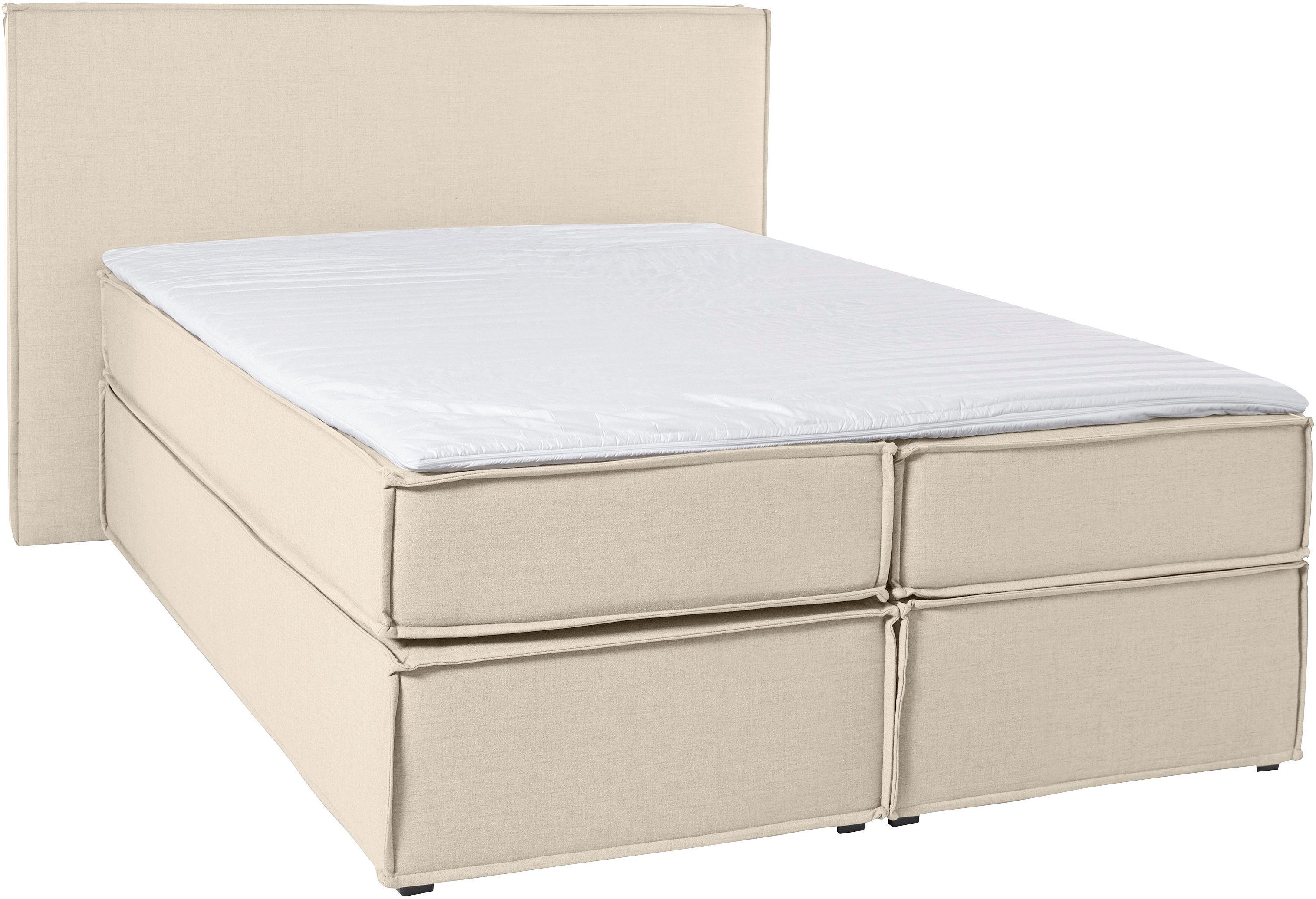 LeGer Home by Lena Gercke Boxspring Yuma incl. topmatras, in 4 breedten, 3 matrassoorten en elk 2 hardheden