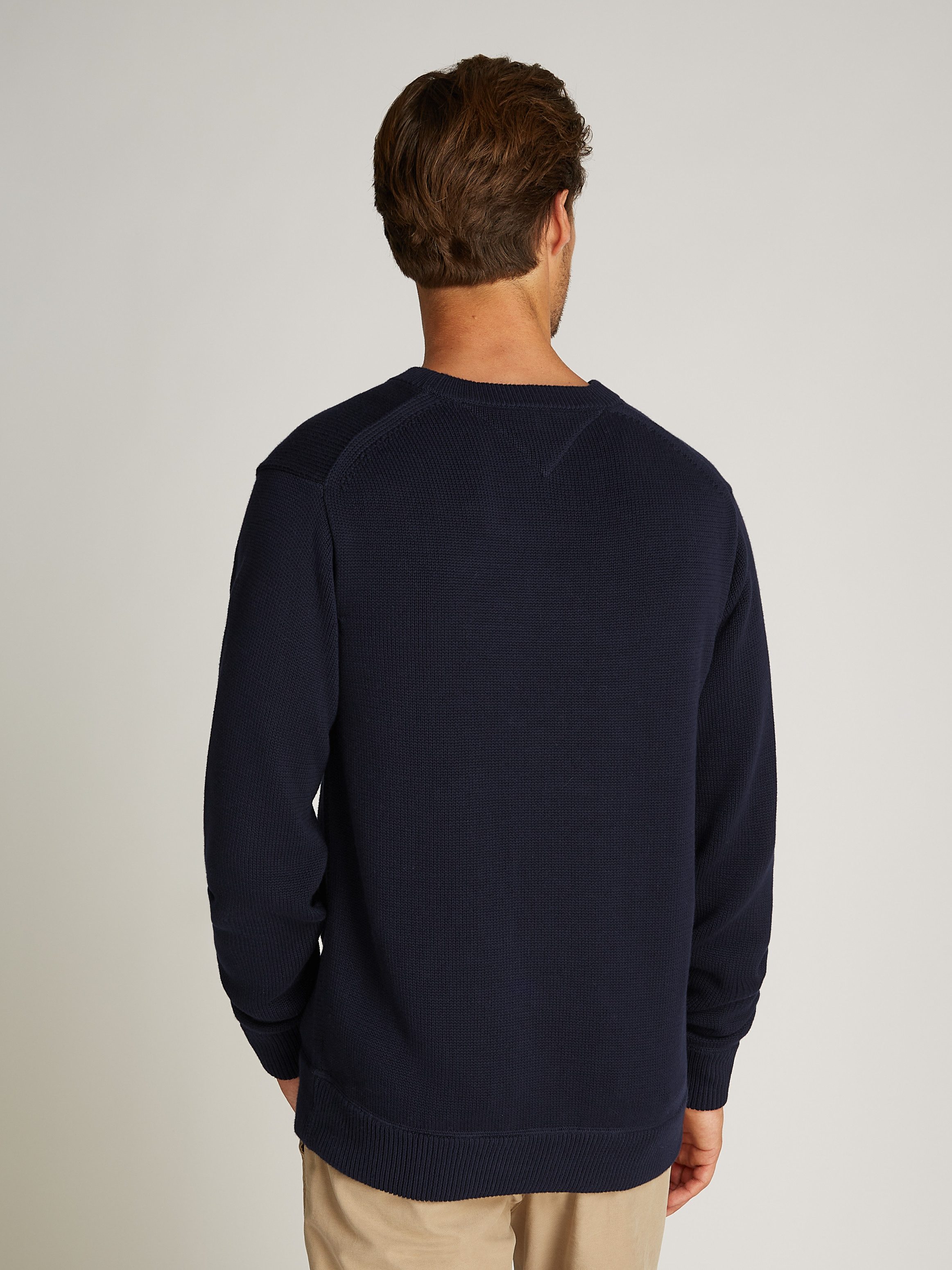 Tommy Hilfiger Gebreide trui CHUNKY COTTON C NECK