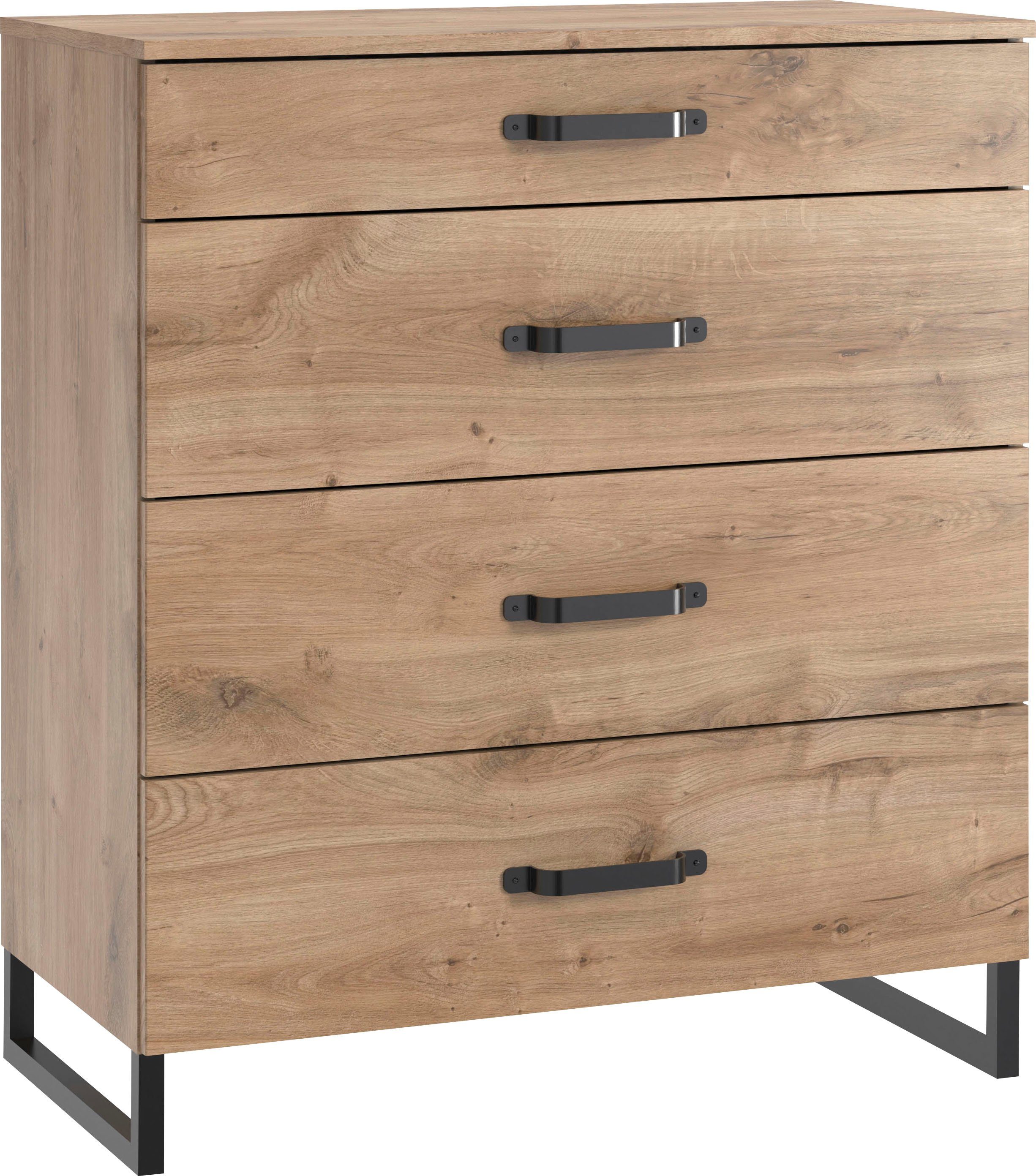 Wimex Ladekast Detroit by fresh to go commodes & ladekasten maat 81x41x92 cm beige