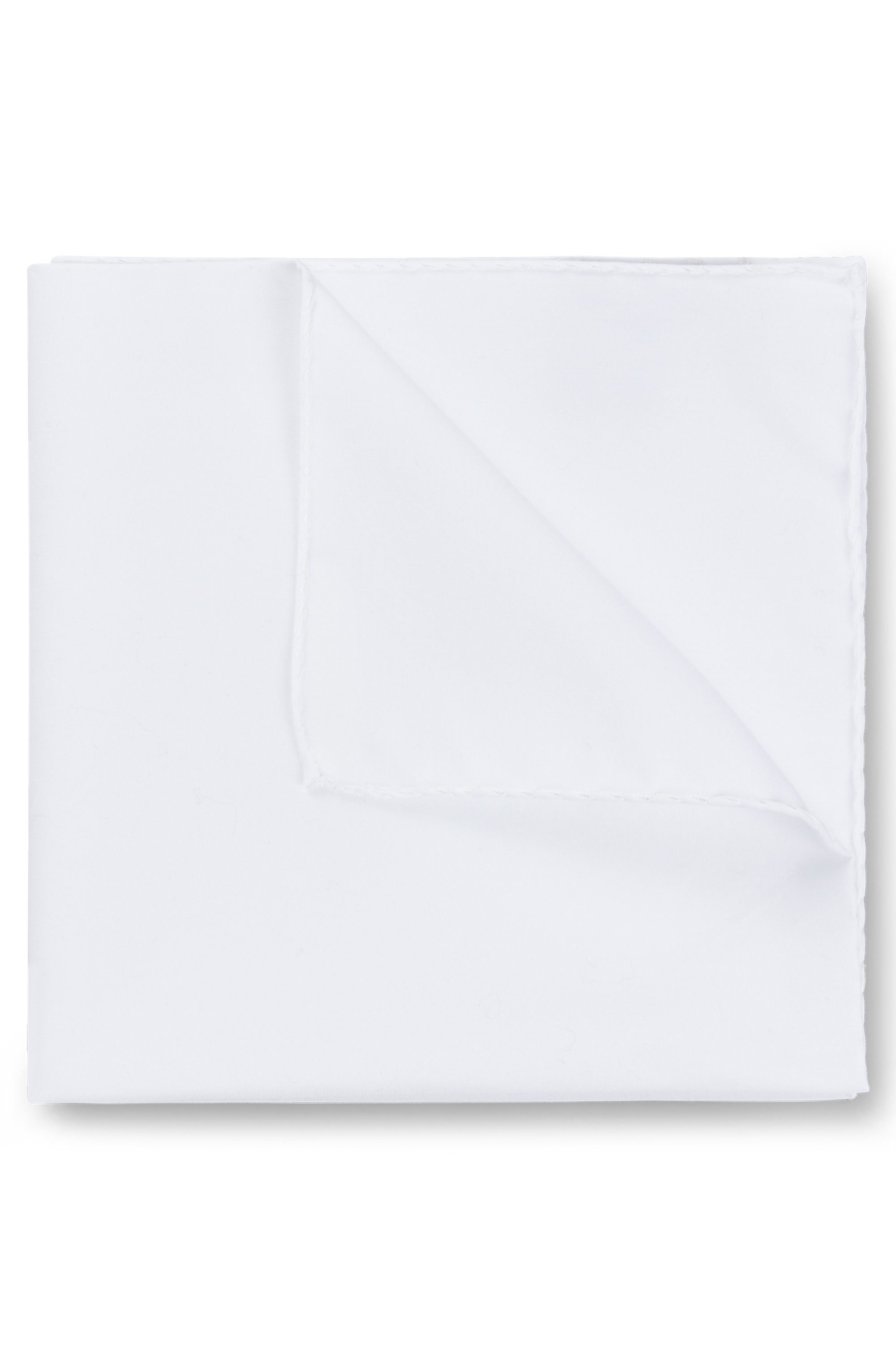 Boss Pochet H-POCKET SQUARE met strijkvrij afwerking