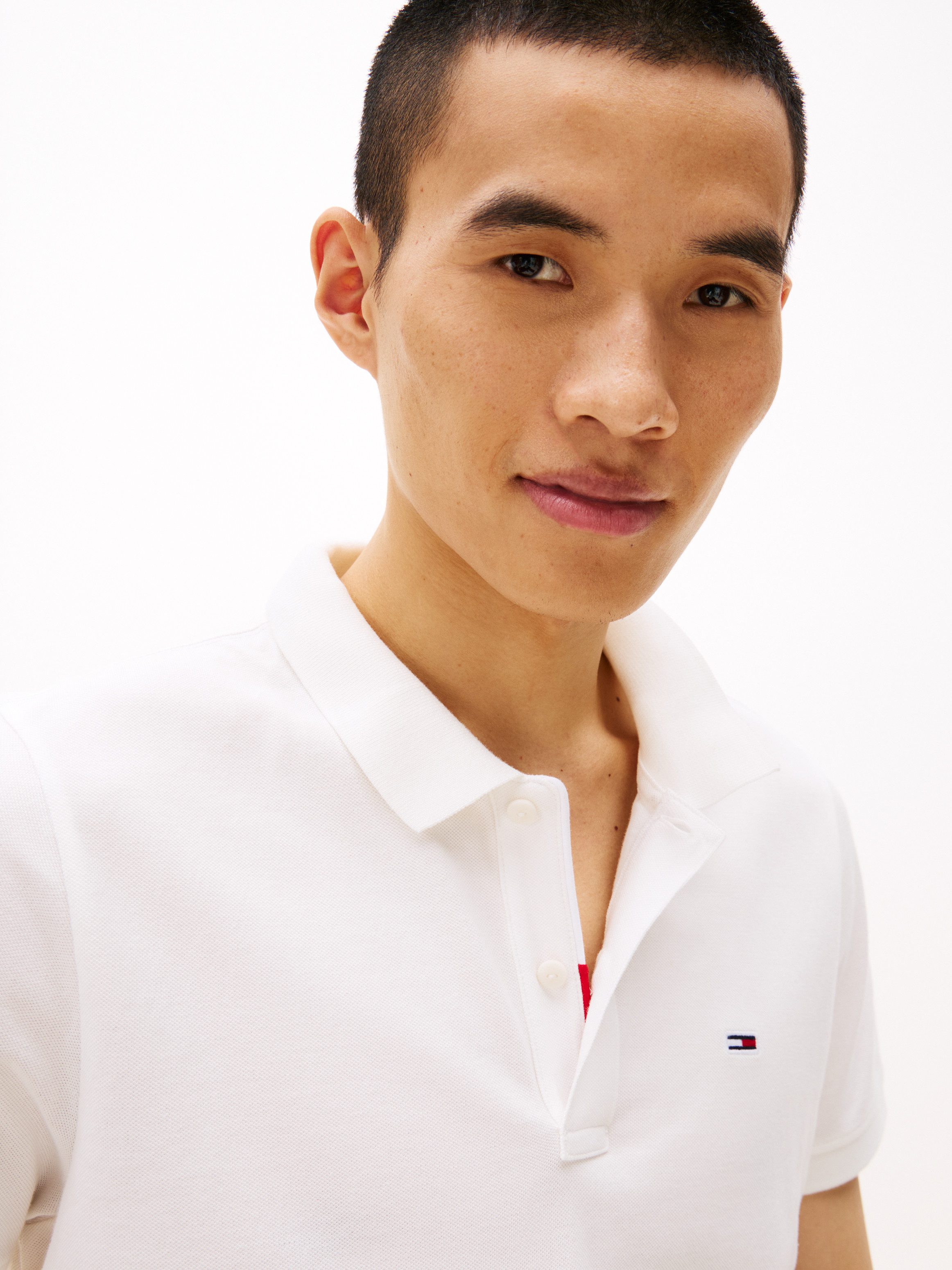 TOMMY JEANS Poloshirt TJM SLIM PLACKET POLO EXT