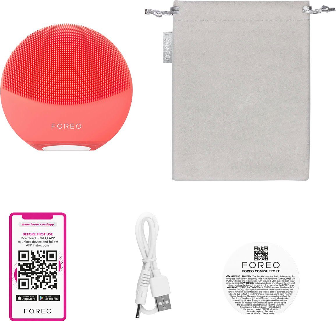 FOREO Elektrische gezichtsreinigingsborstel LUNA™ 4 mini