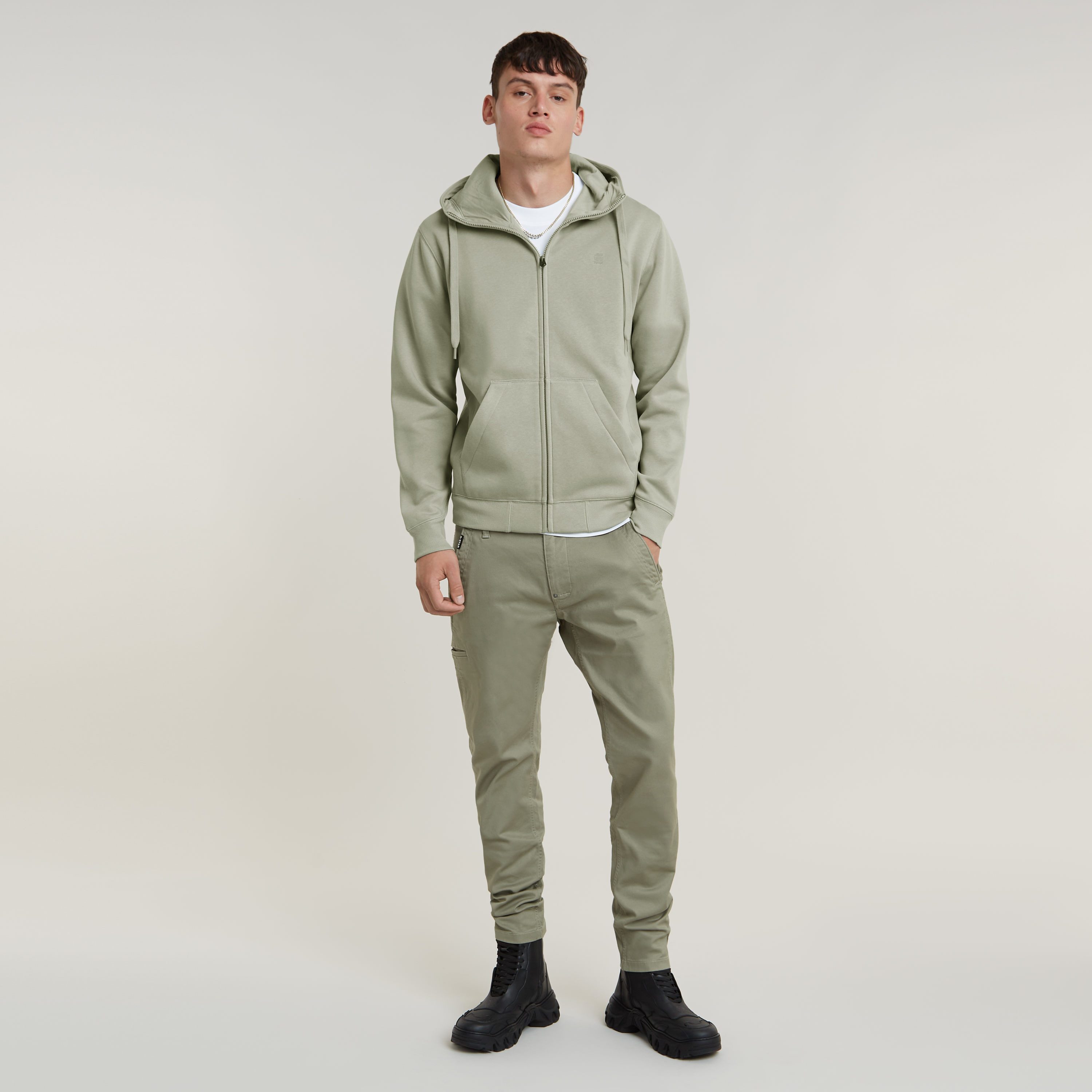 G-Star RAW Capuchonsweatvest Premium Basic Hooded Zip Sweater