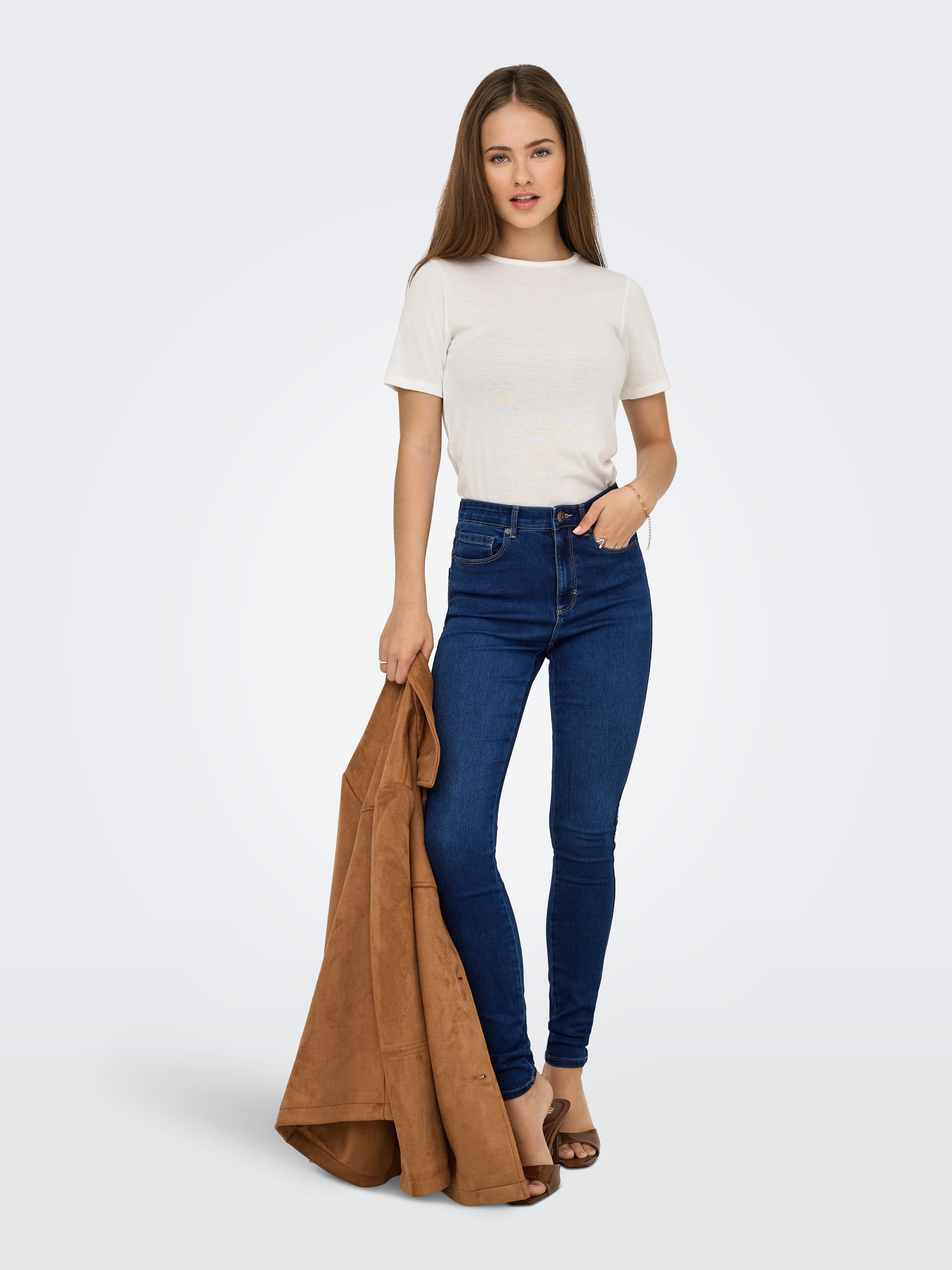 Only Skinny fit jeans ONLRAY HIGH WAIST SKINNY DNM BOX