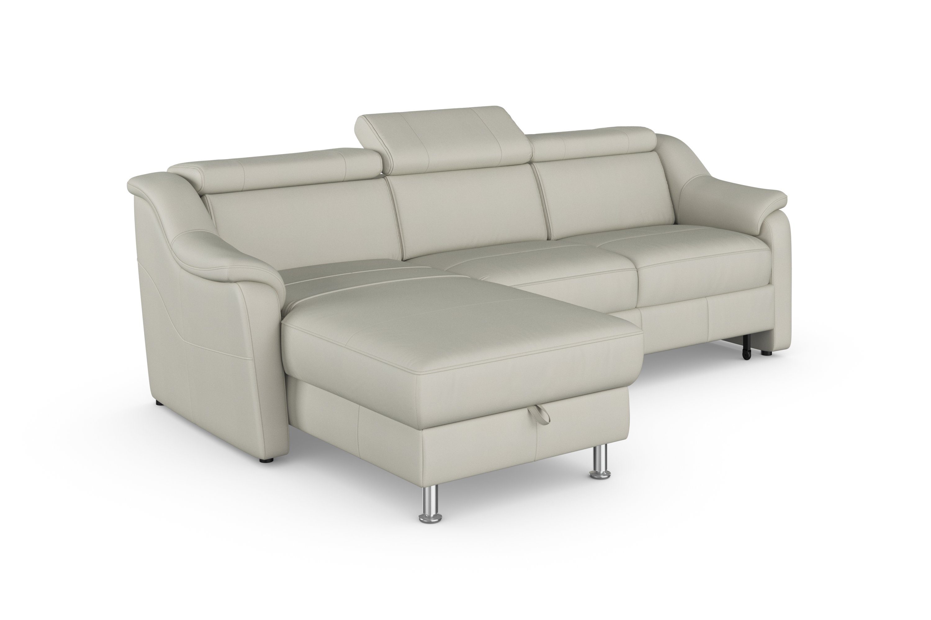 sit&more Hoekbank Freetown L-vorm met verstelbare hoofdsteun en comfortabele binnenvering