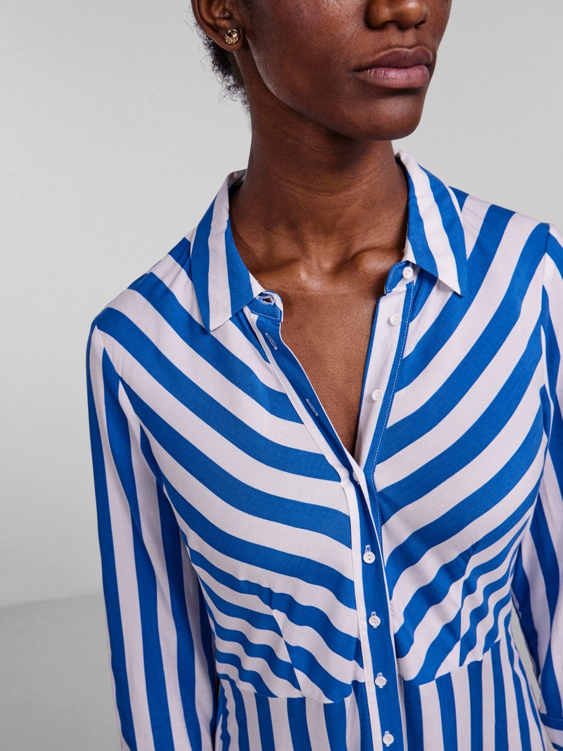 Y.A.S Jurk met overhemdkraag YASSAVANNA LONG SHIRT DRESS