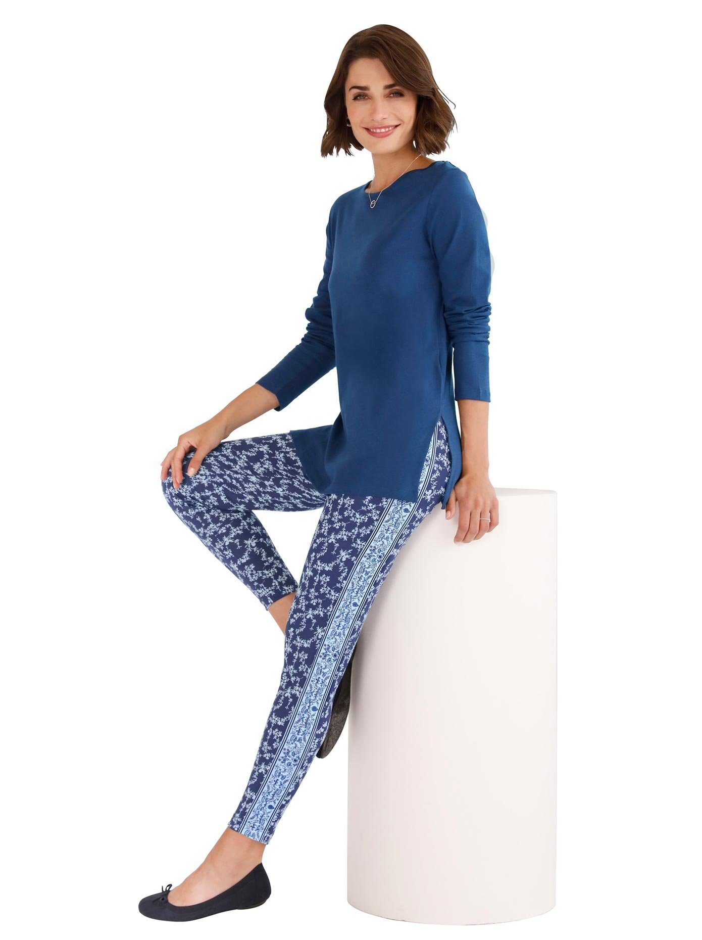 Classic Basics Shirt met lange mouwen Lang shirt (1-delig)