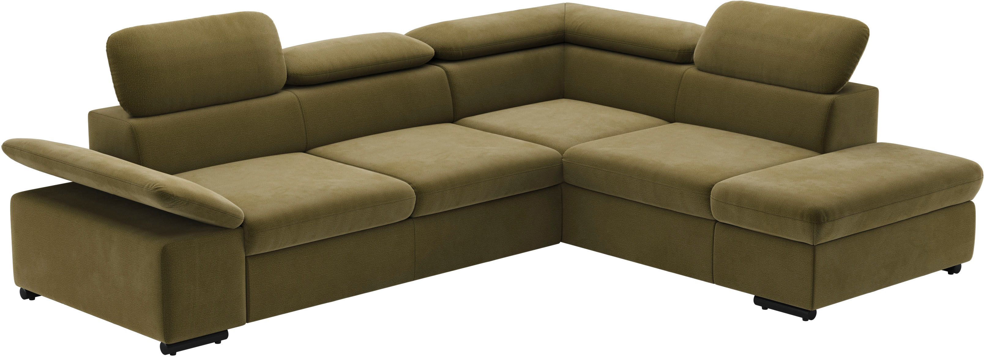 sit&more Hoekbank Alcudia L-vorm met armverstelling, optionele hoofdeindverstelling en bedfunctie