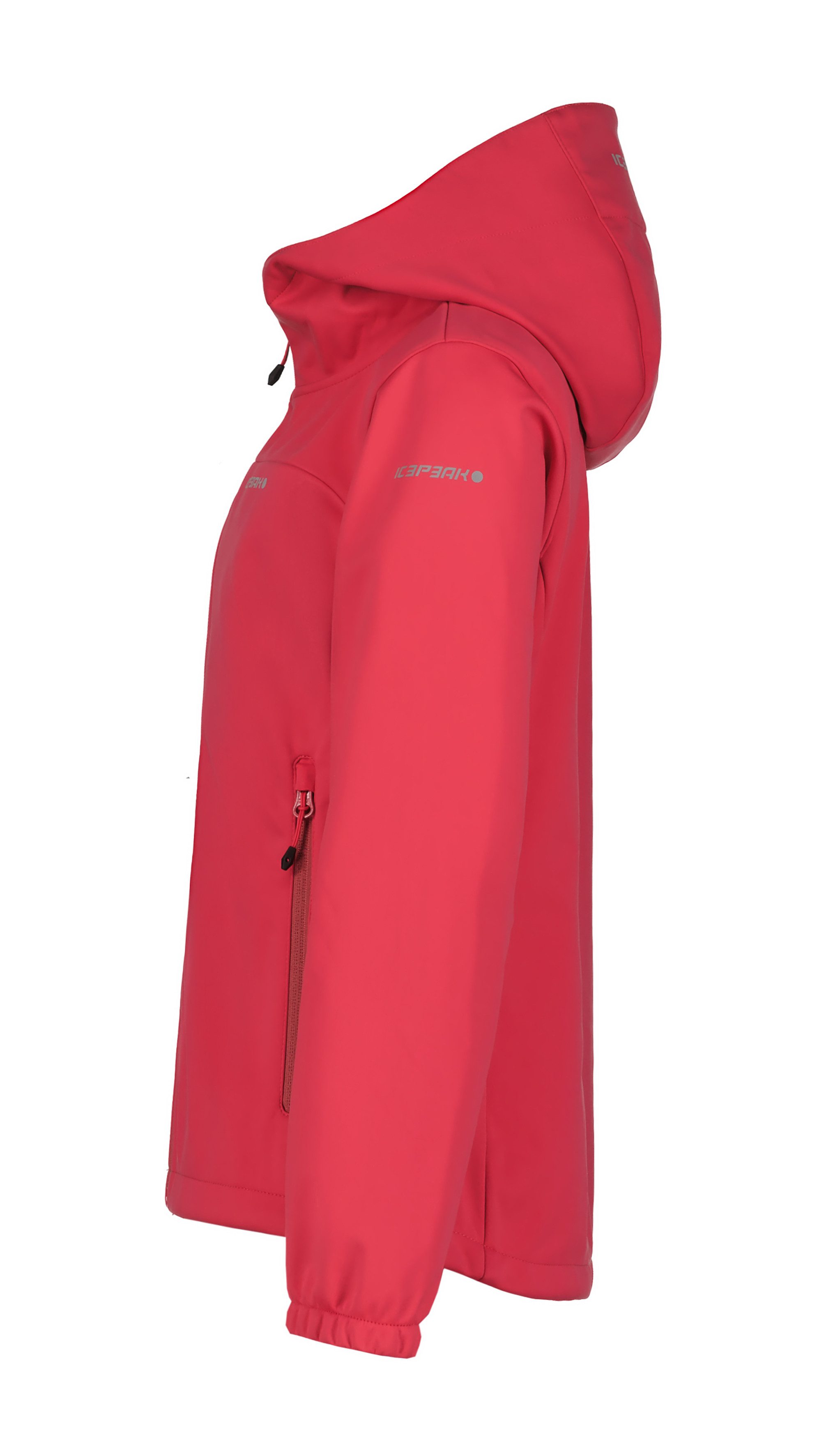 Icepeak Softshell-jack KULM JR met modieuze logo-opschriften (1 stuk)