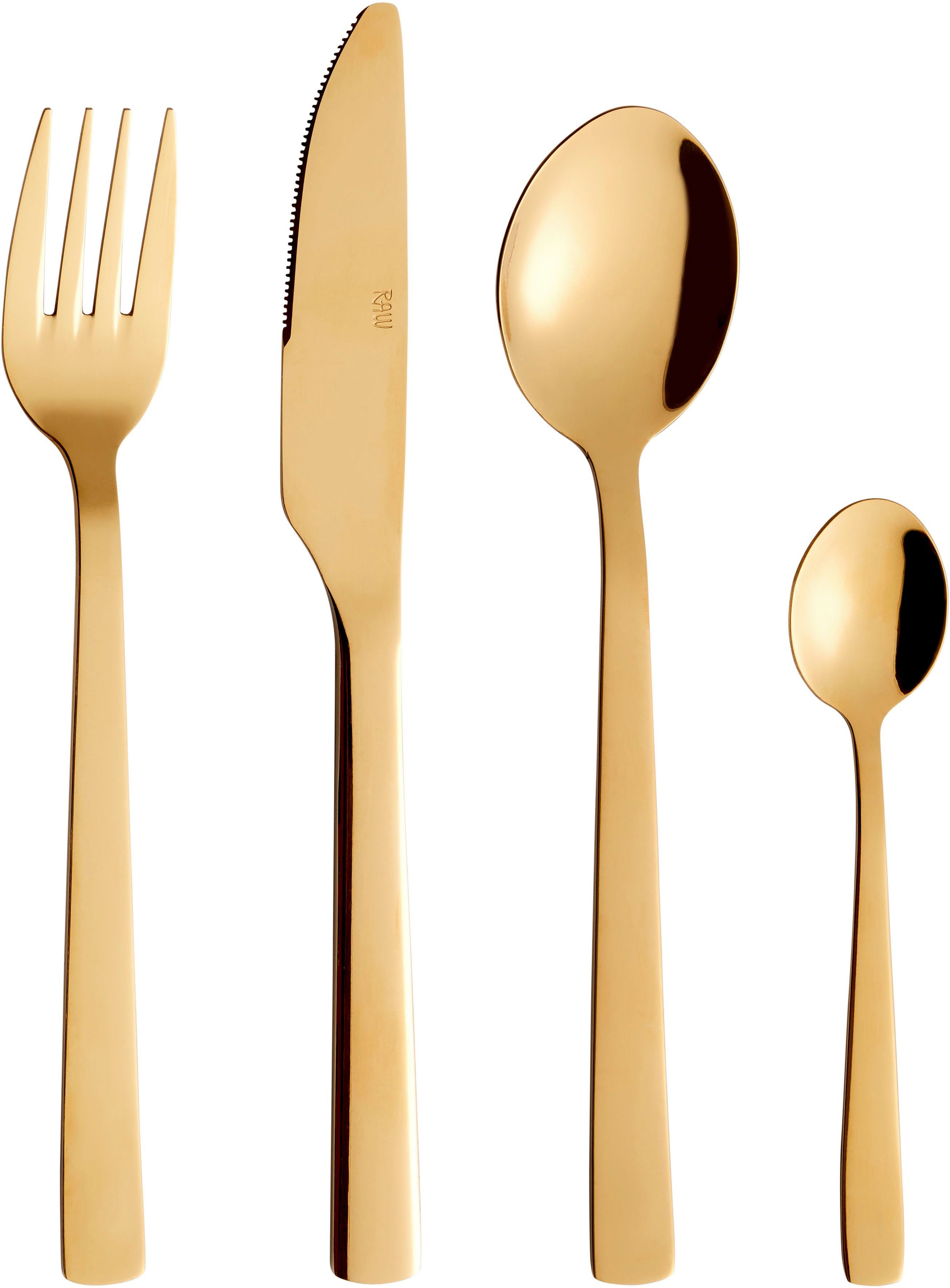 aida RAW Bestekset Raw PVD-gecoat (set, 24-delig)