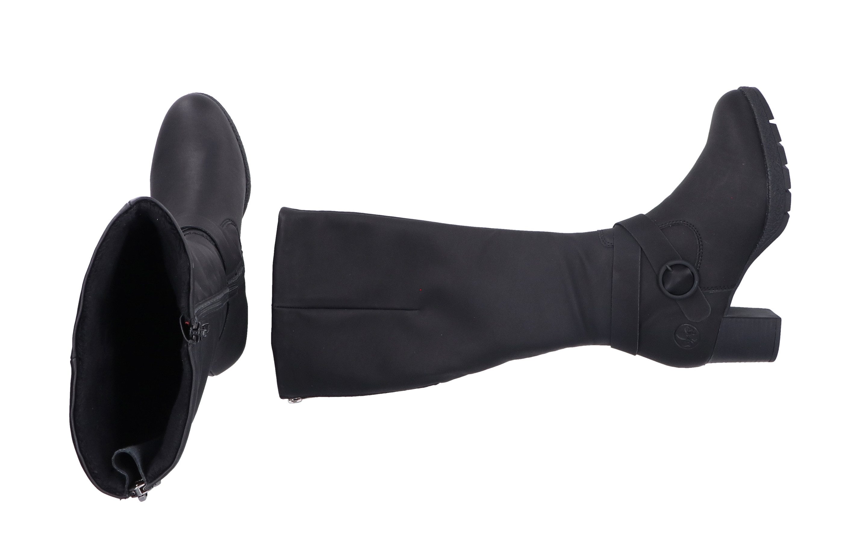 Rieker Laarzen Lange laars, blokhak, met ritssluiting aan de achterkant-smalle vorm