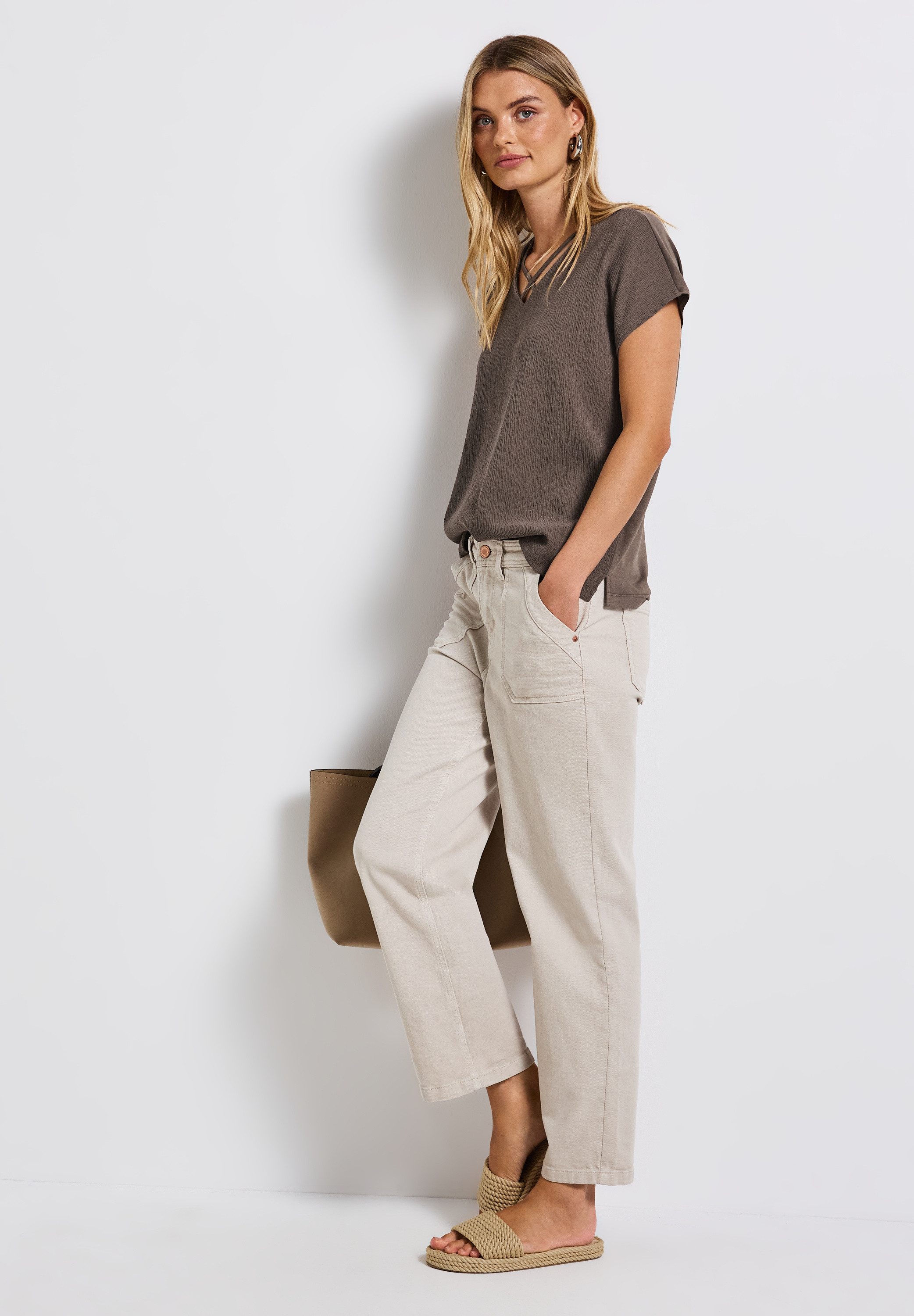 STREET ONE Shirttop met structuur