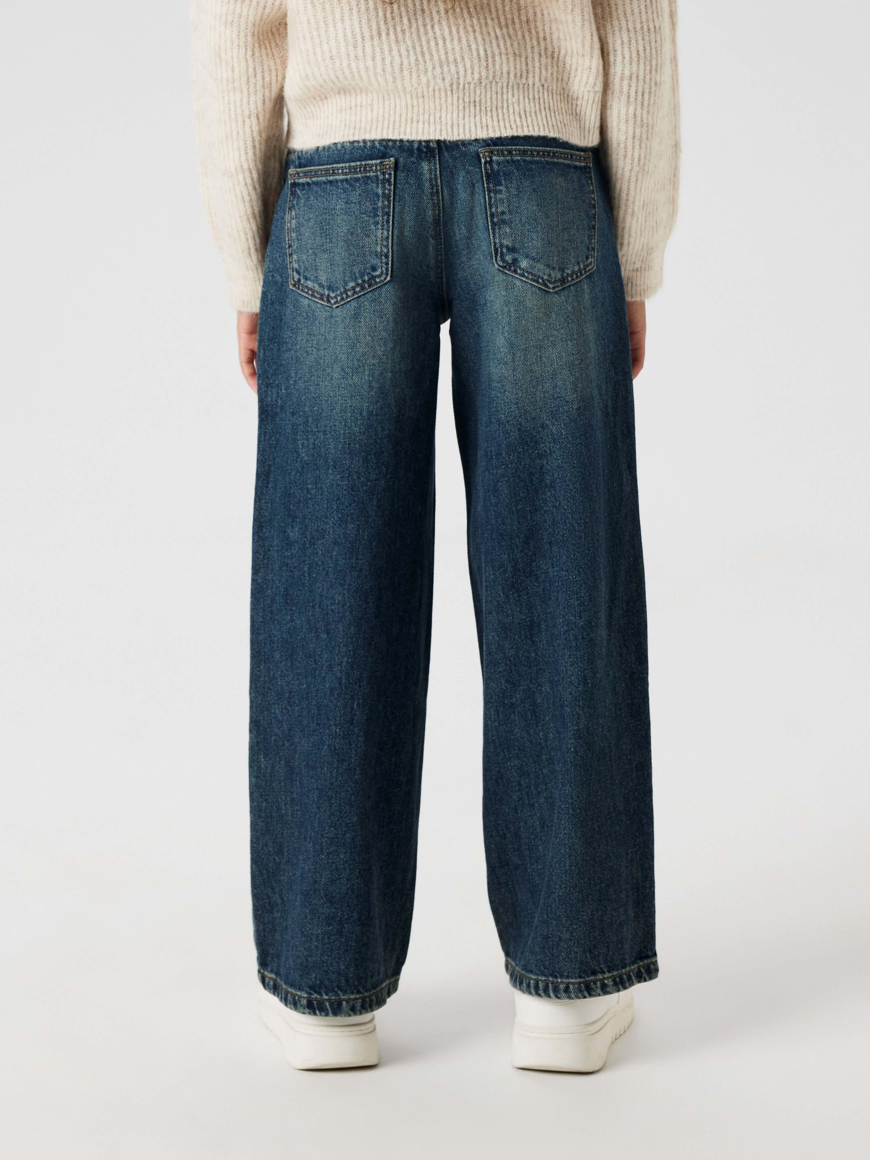 Name It Wijde jeans NKFROSE voor meisjes met wijde pijpen en klassieke pasvorm