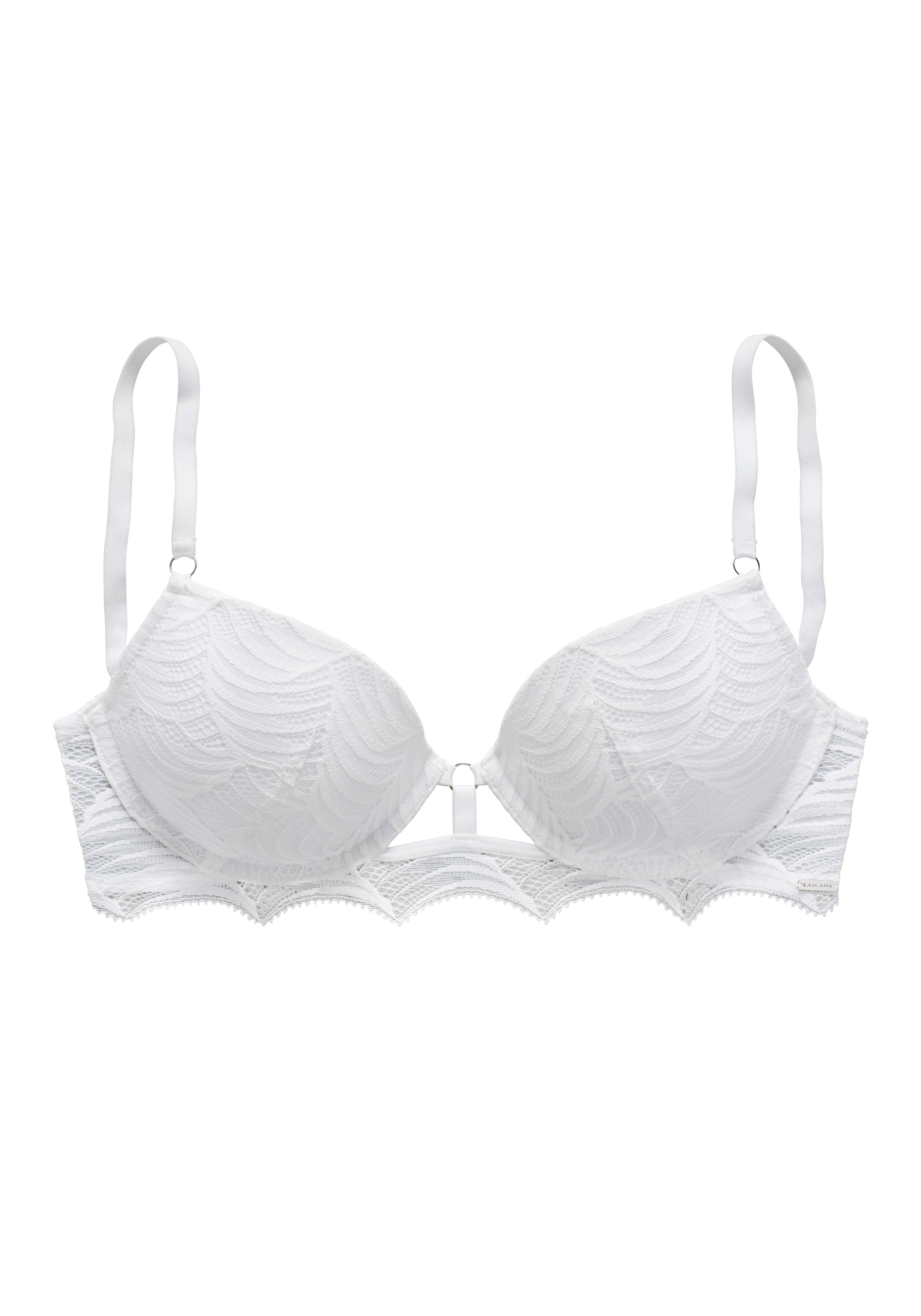 Lascana Push-up-bh Marla met geïntegreerde pads en modieus kant, lingerie