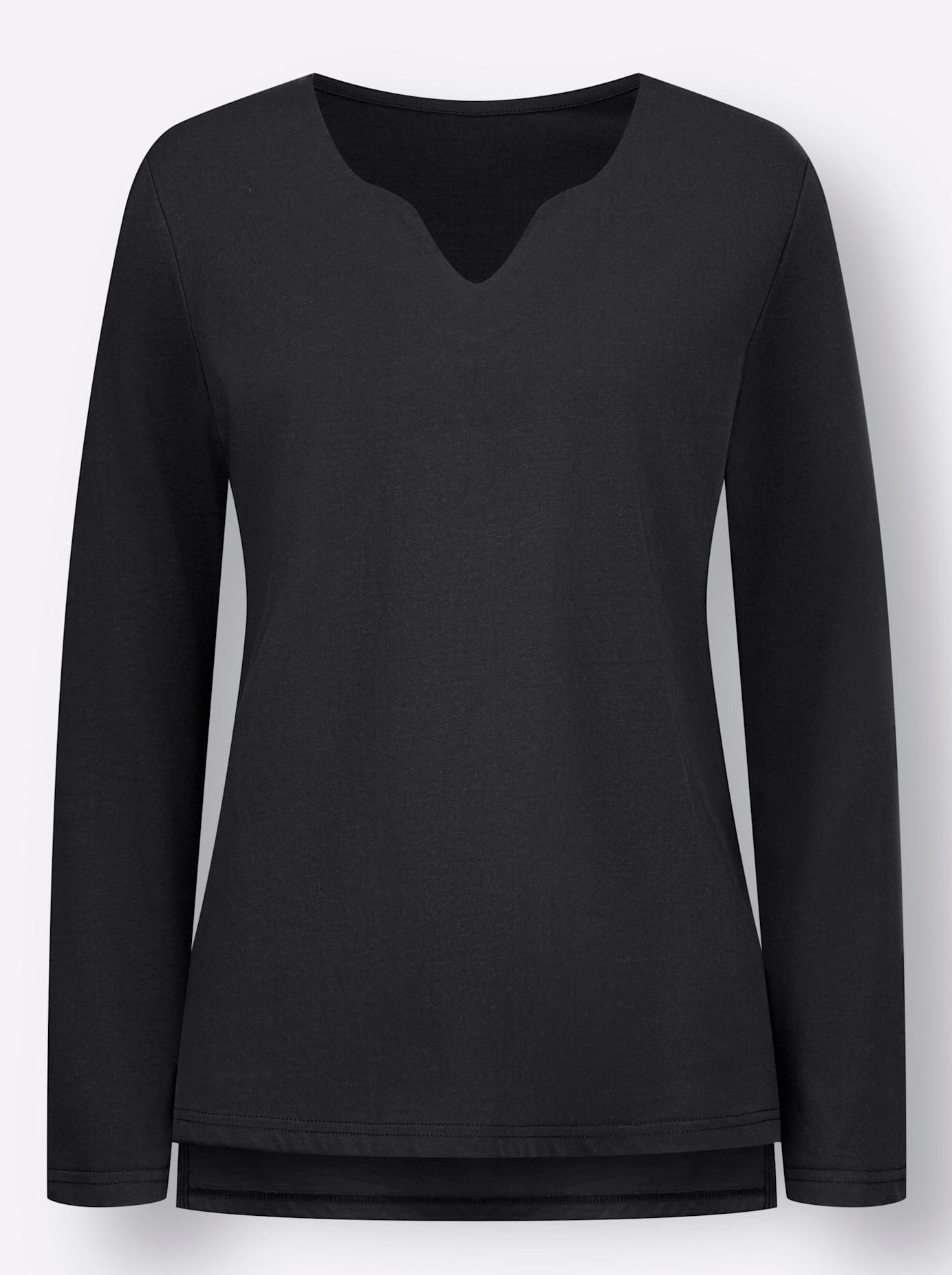 Classic Basics Shirt met lange mouwen (1-delig)