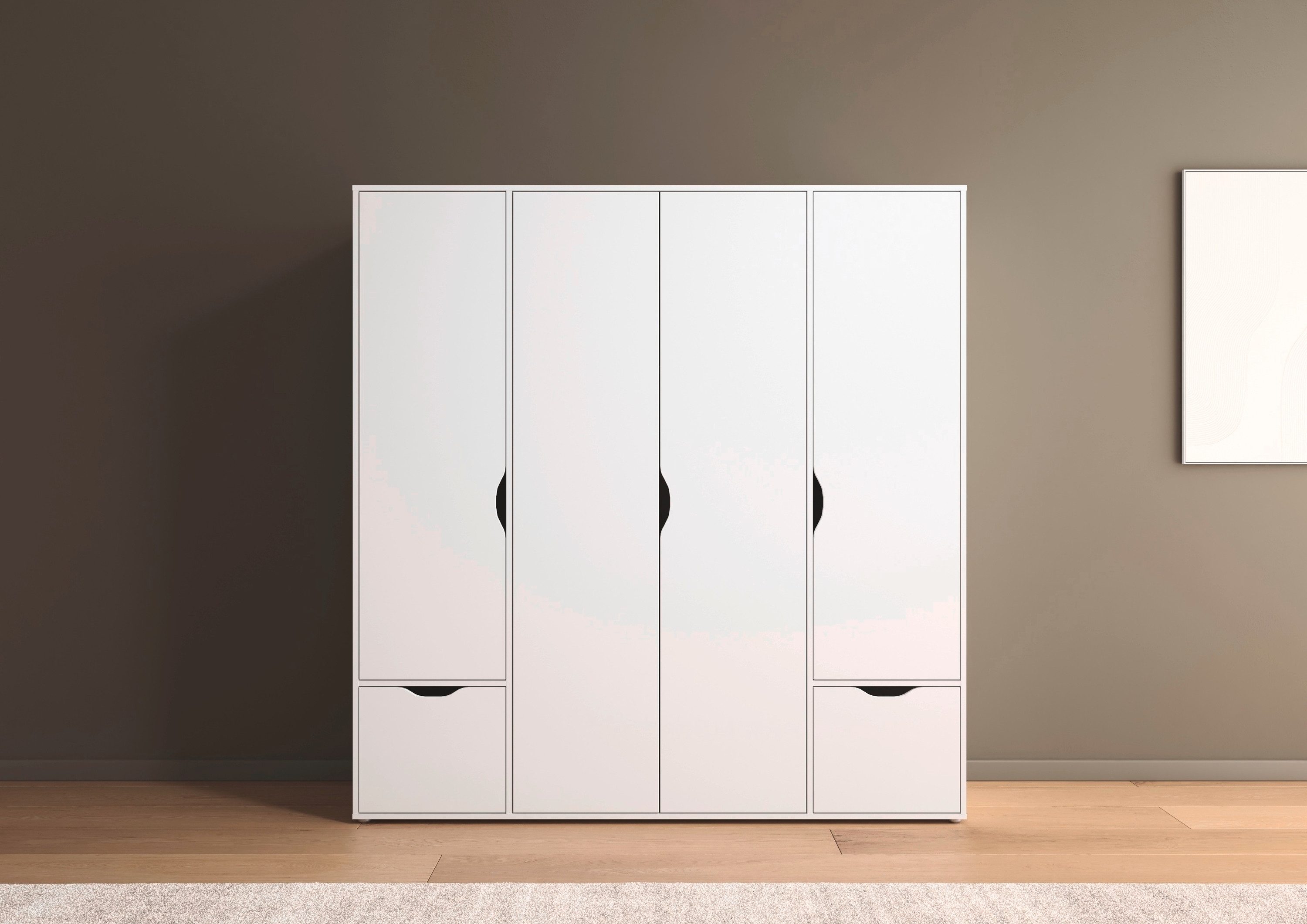 rauch Draaideurkast Kledingkast Kast Garderobe Wasmand NARAI met Laden Greefaansluitingen voor een greeploze look TOPSELLER MADE IN GERMANY