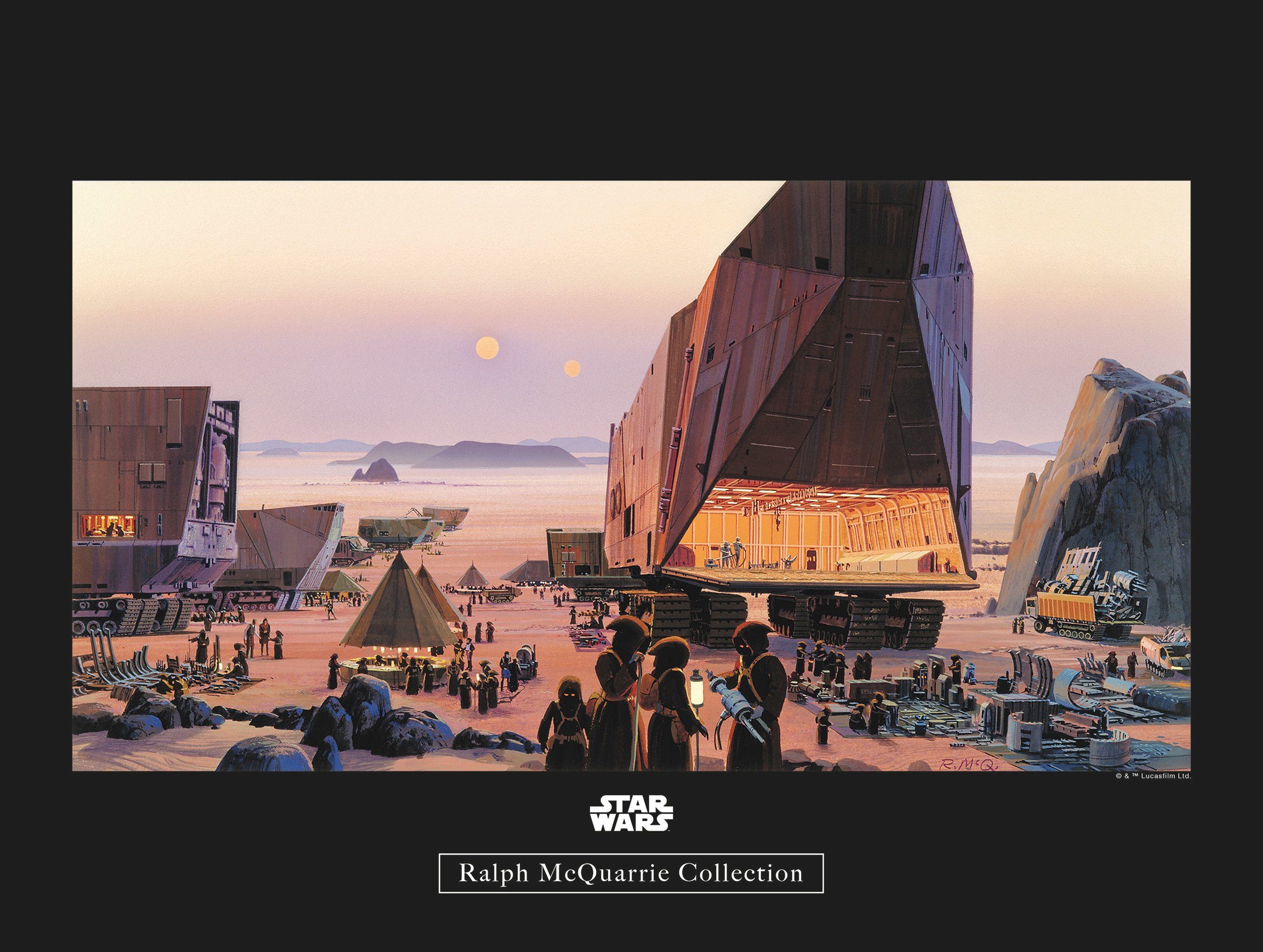 Komar wanddecoratie Star Wars Classic RMQ Java Market, zonder lijst