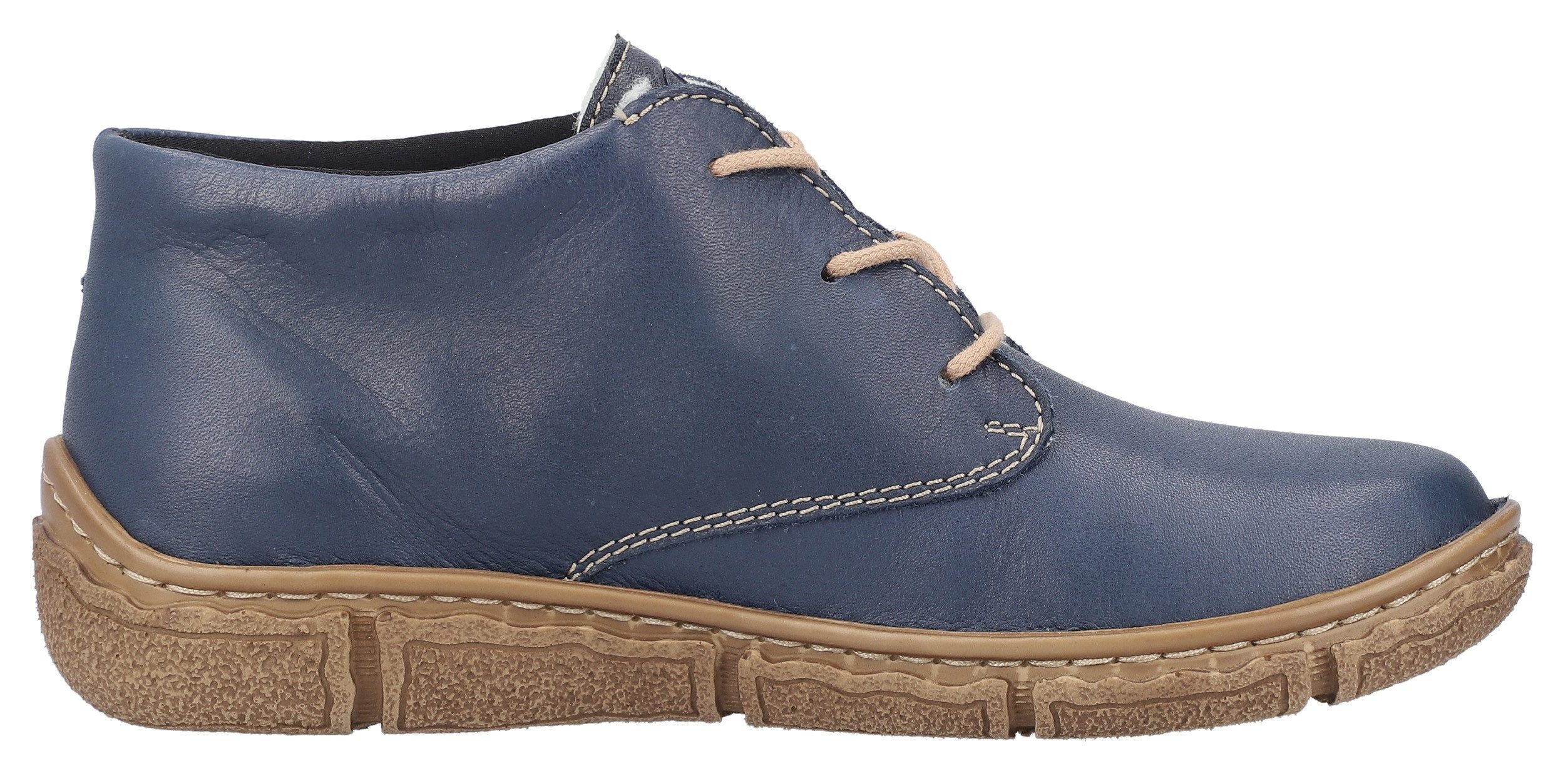 Rieker Winterlaarzen , veterschoenen, korte enkellaars met schachtkussen