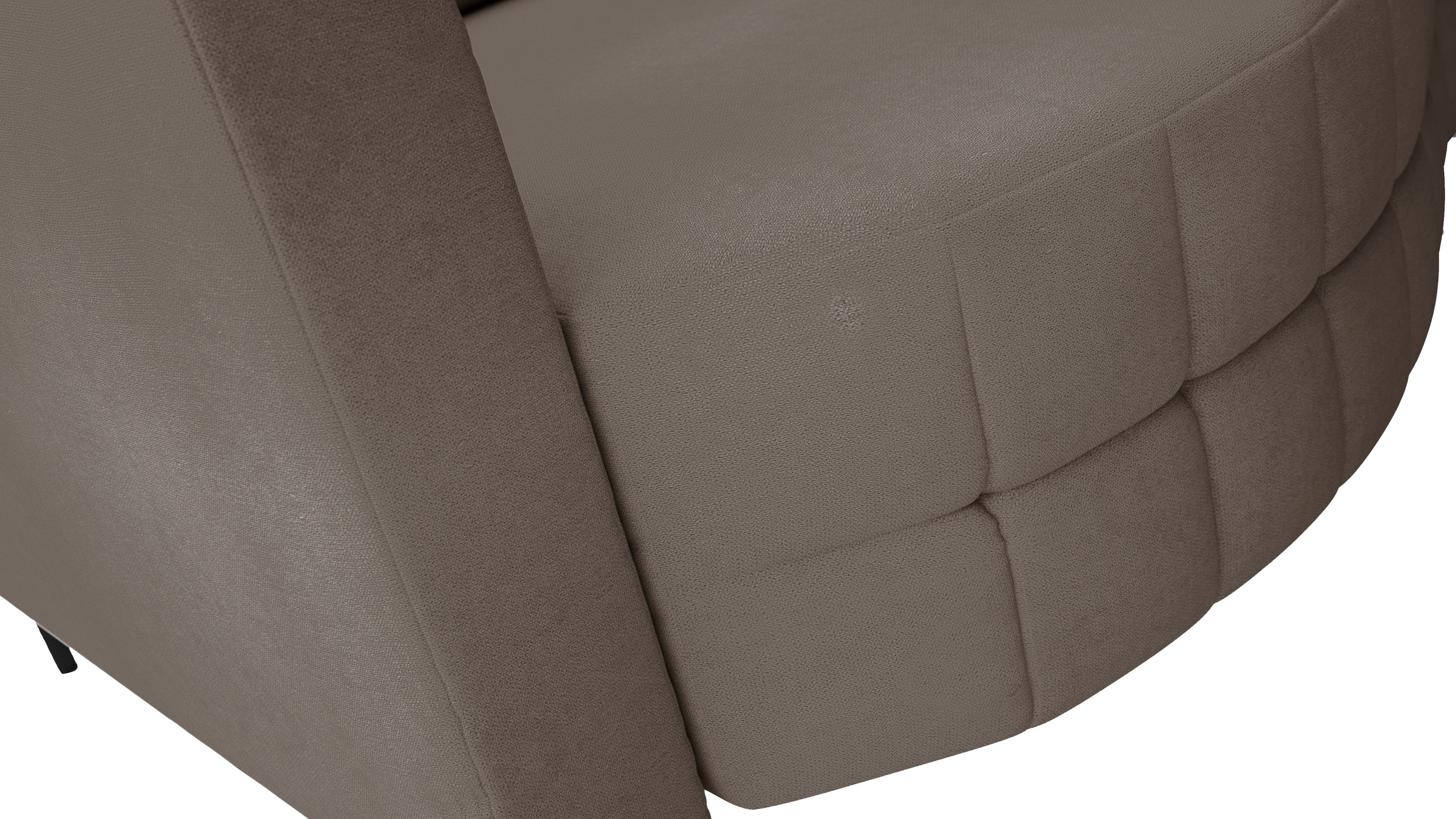 exxpo - sofa fashion Loungebank T wiggy slaapbank met bedfunctie en bedlade, comfortabele bonellvering, super zitcomfort, elegante vormtaal