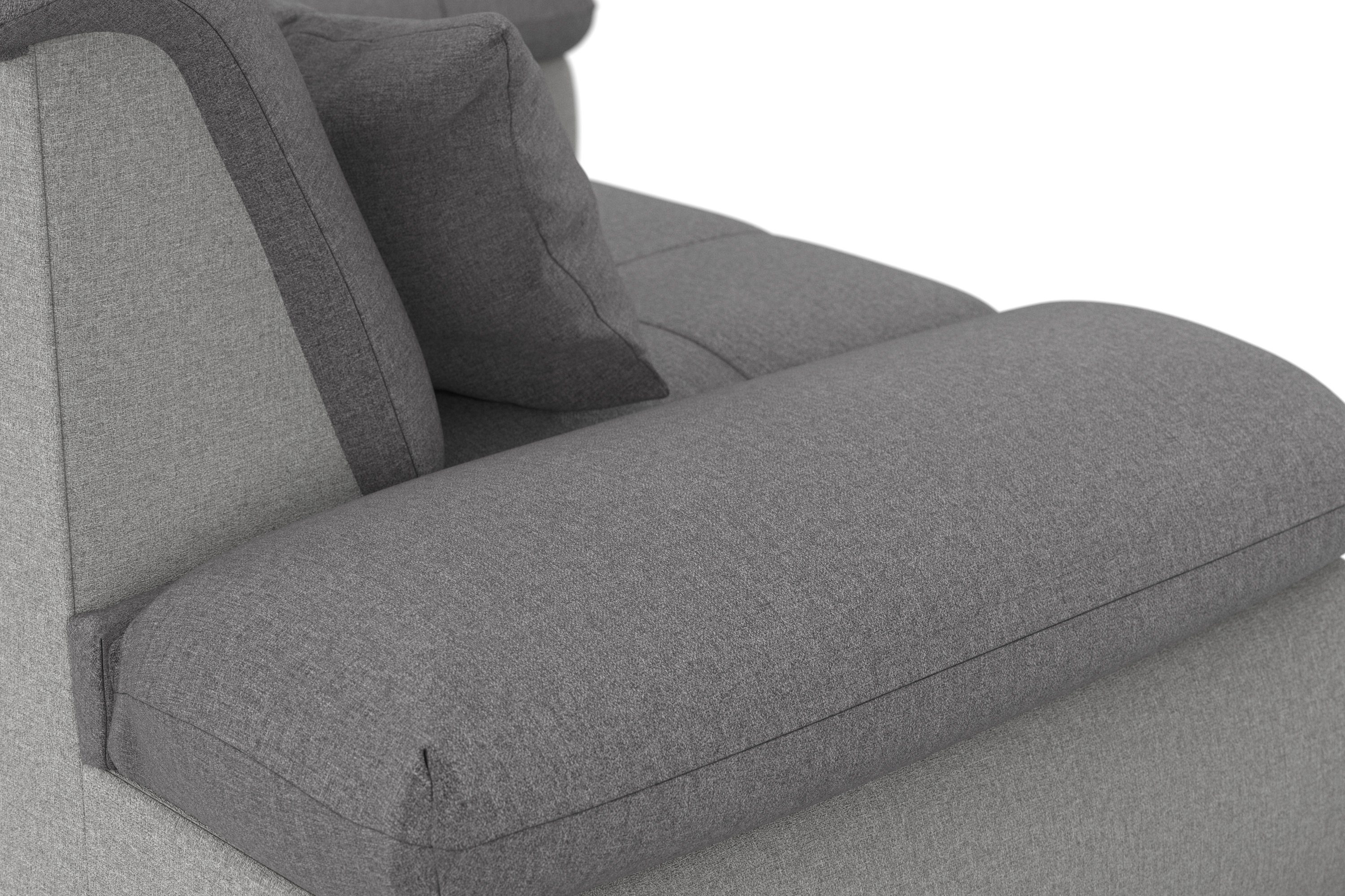 DOMO collection Hoekbank Moric bxdxh 300x172x80 cm, ook in cord, L-model XXL-formaat, optioneel ook met slaapbank functie en verstelling armleuning,