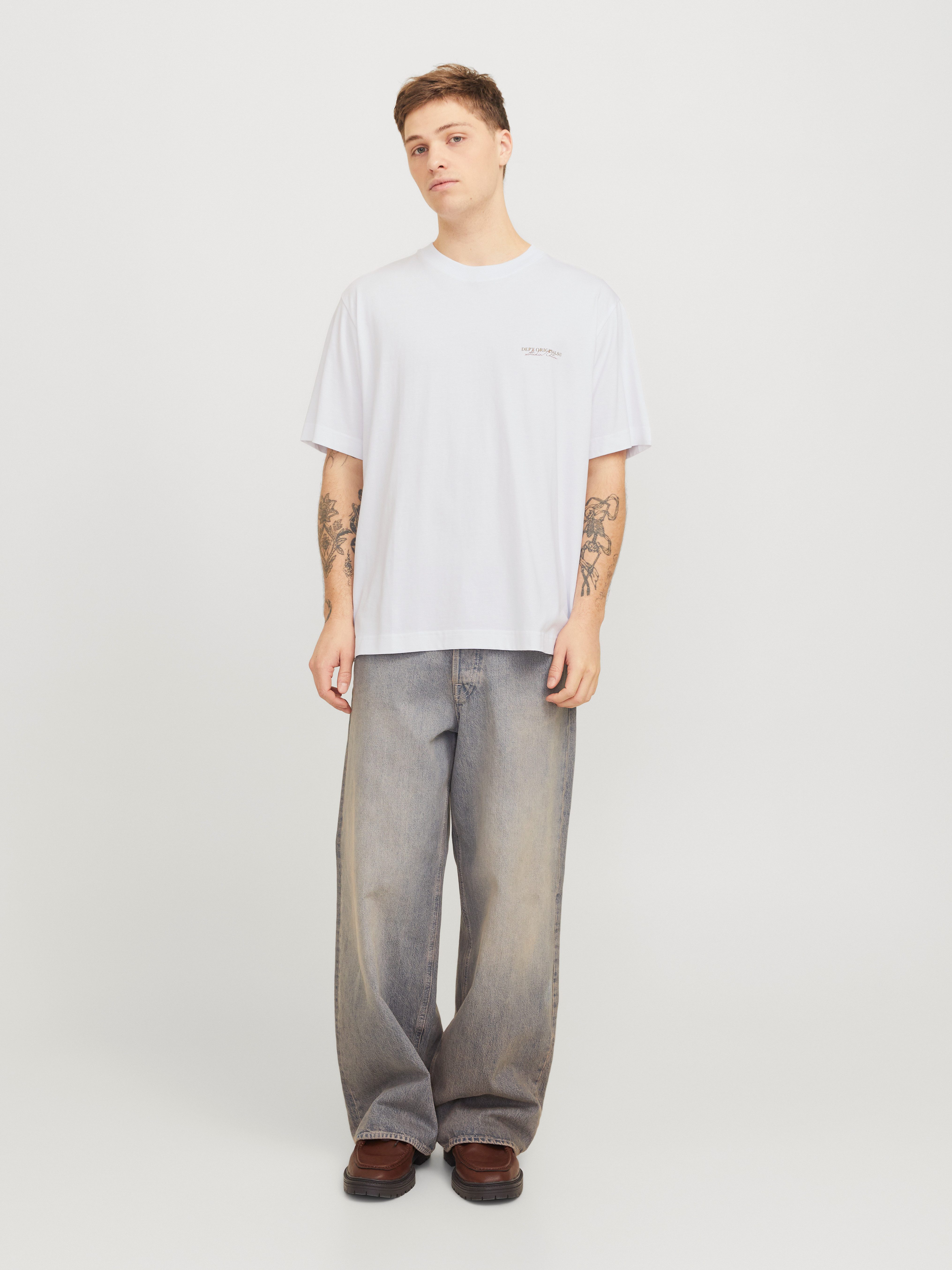 Jack & Jones T-shirt JORISLINGTON TYPE TEE SS CREW NECK SN