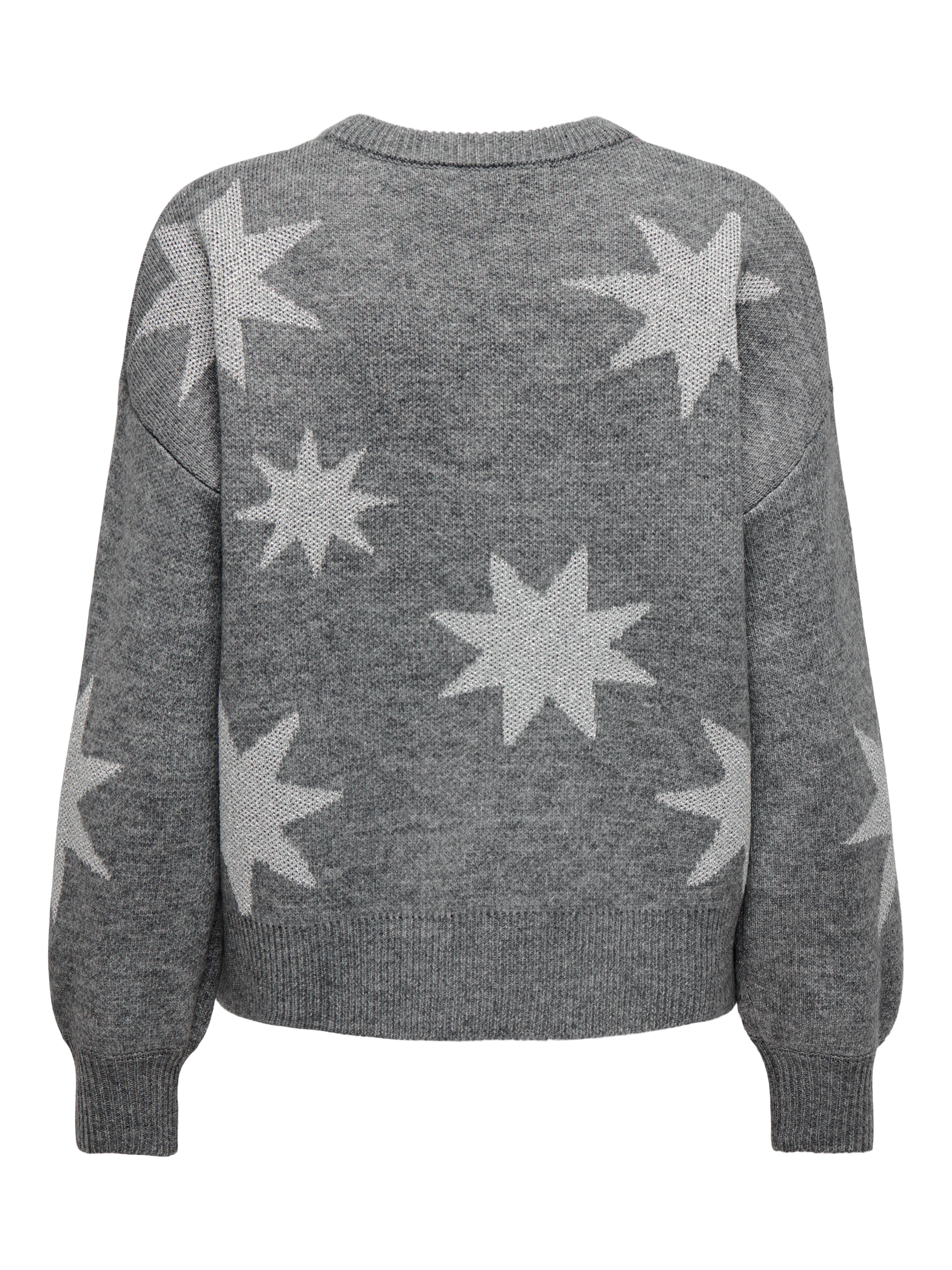 Only Trui met ronde hals ONLROSIE LS O-NECK GLITTER KNT